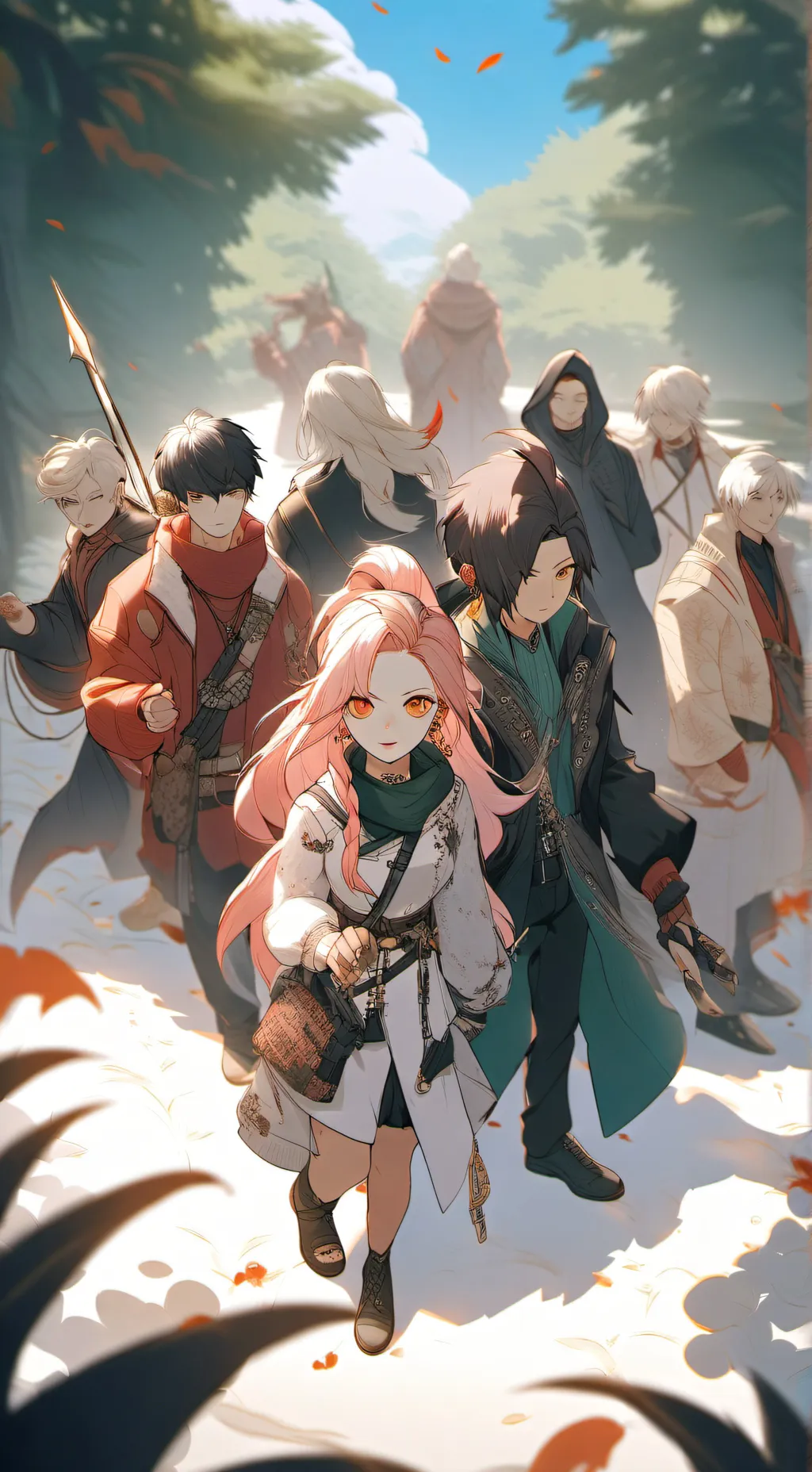 ai character: K pop demon Hunter background