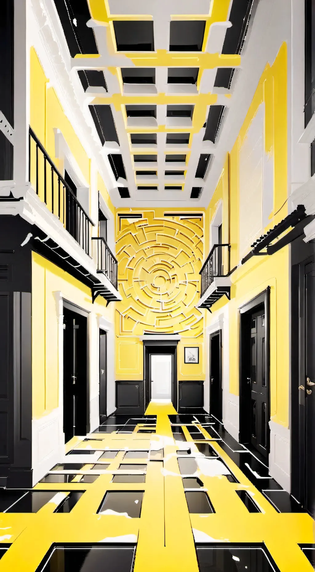 ai character: back rooms  background