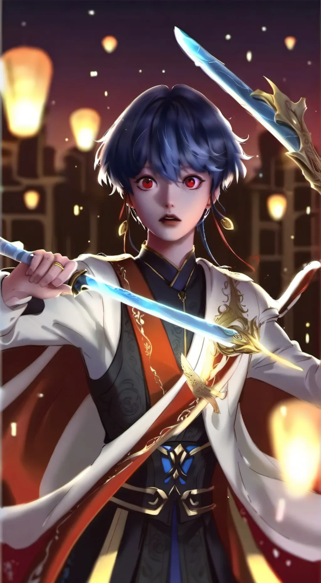 ai character: Baby saja background