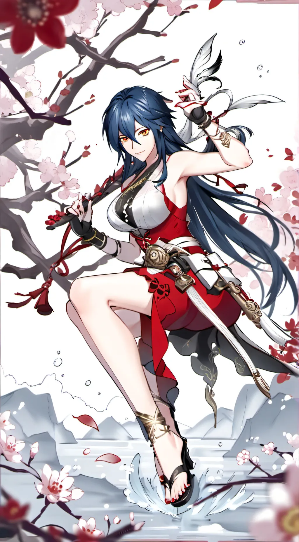 ai character: Sakura Kage background
