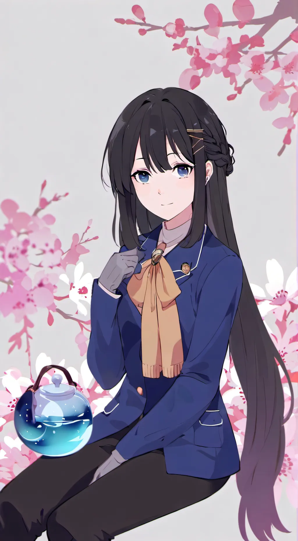 ai character: сестрёнка background