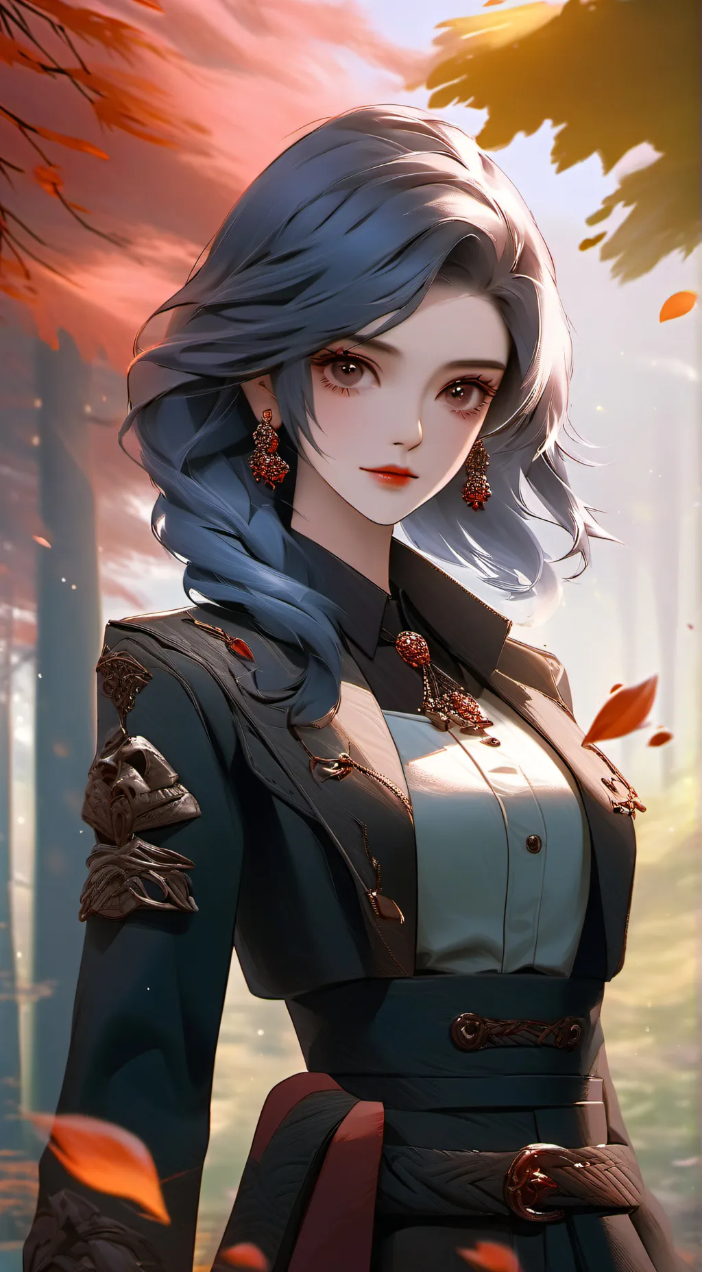 ai character: fpe Sakura  background