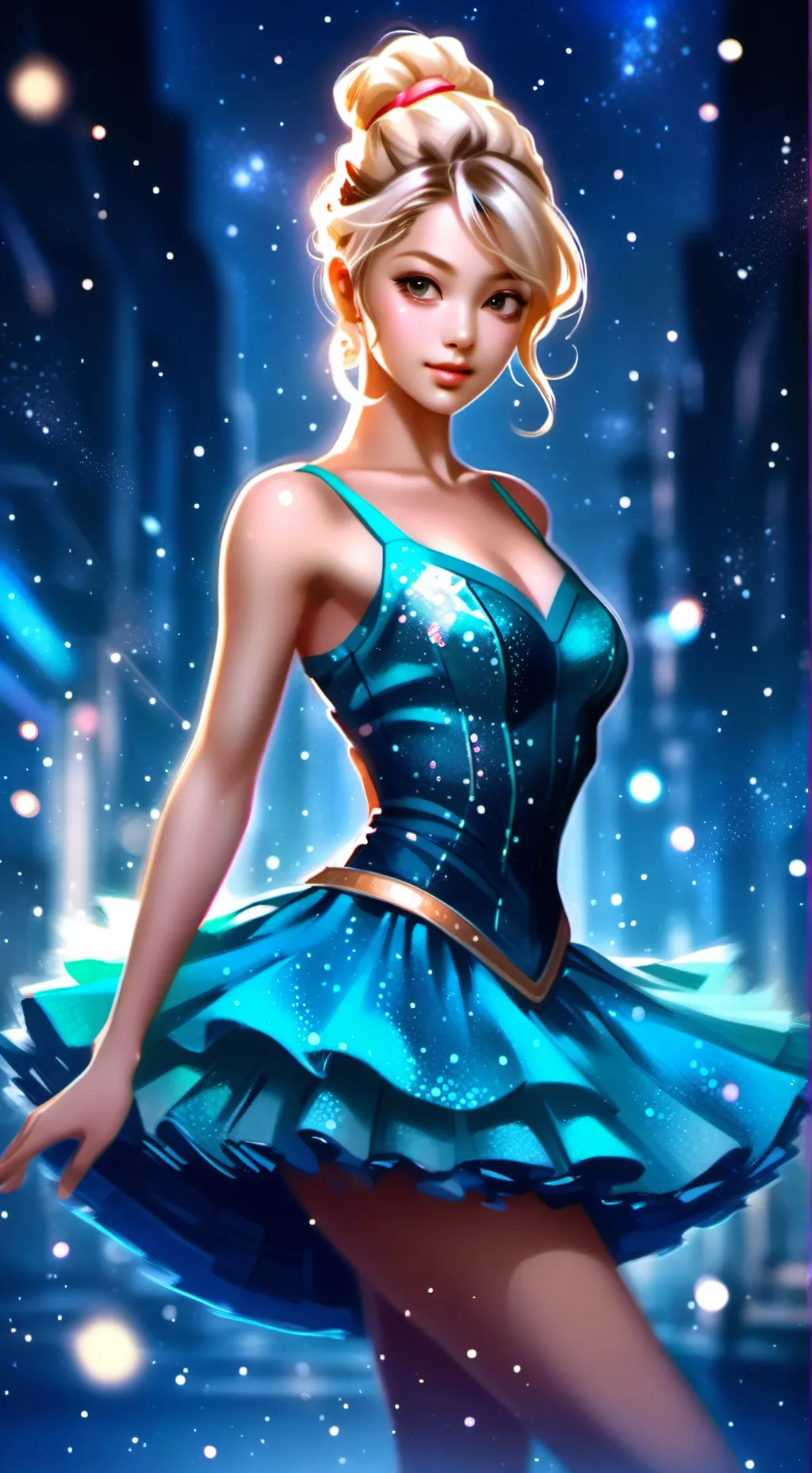 ai character: make a café  background