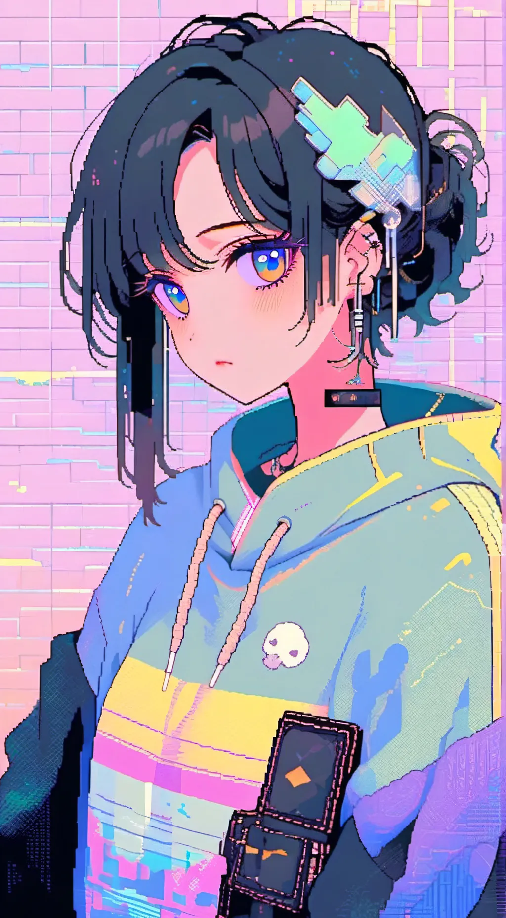 ai character: Luna background