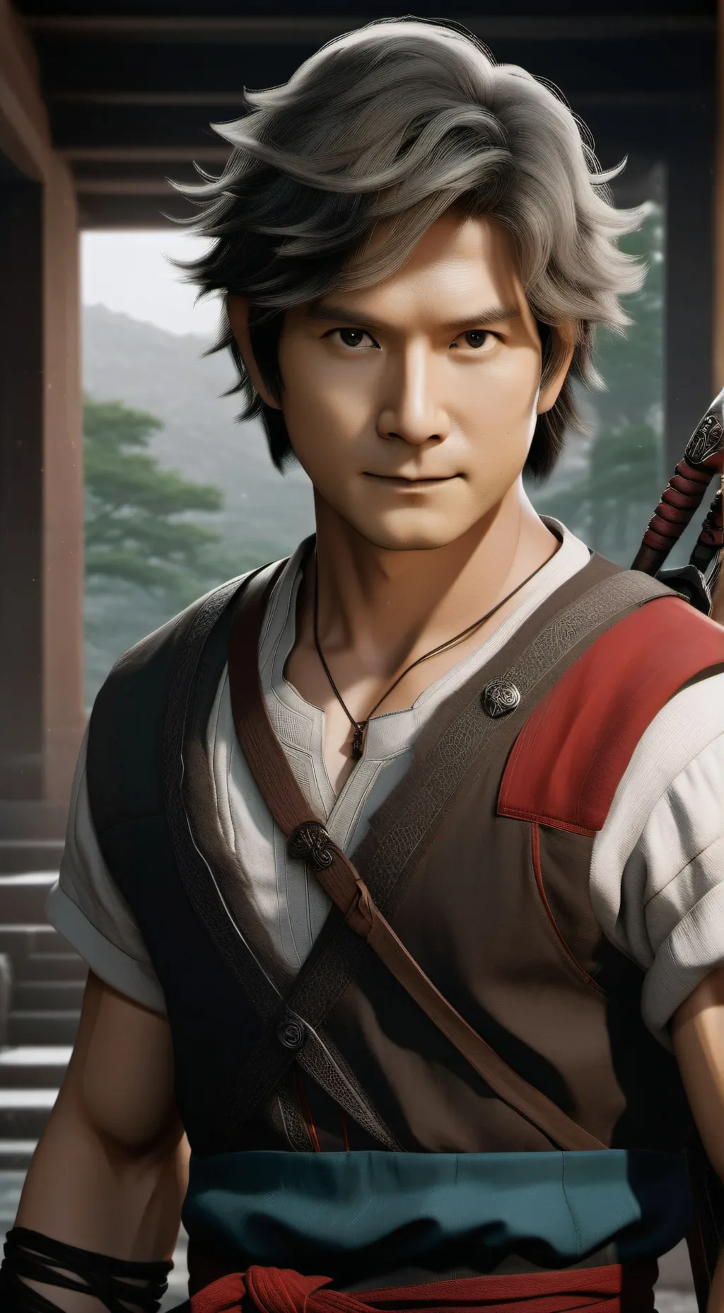 ai character: The hobbit x keh background