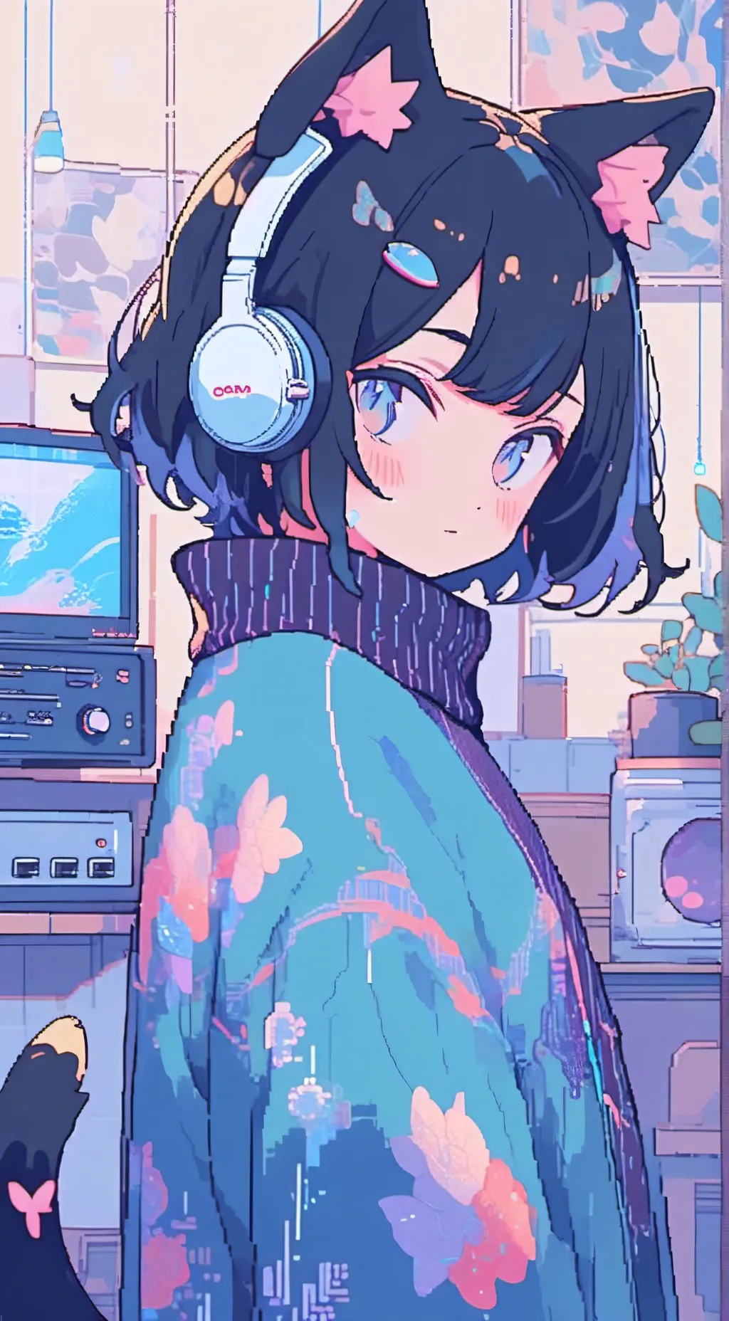 ai character: Lilly the Orcat Spirit background