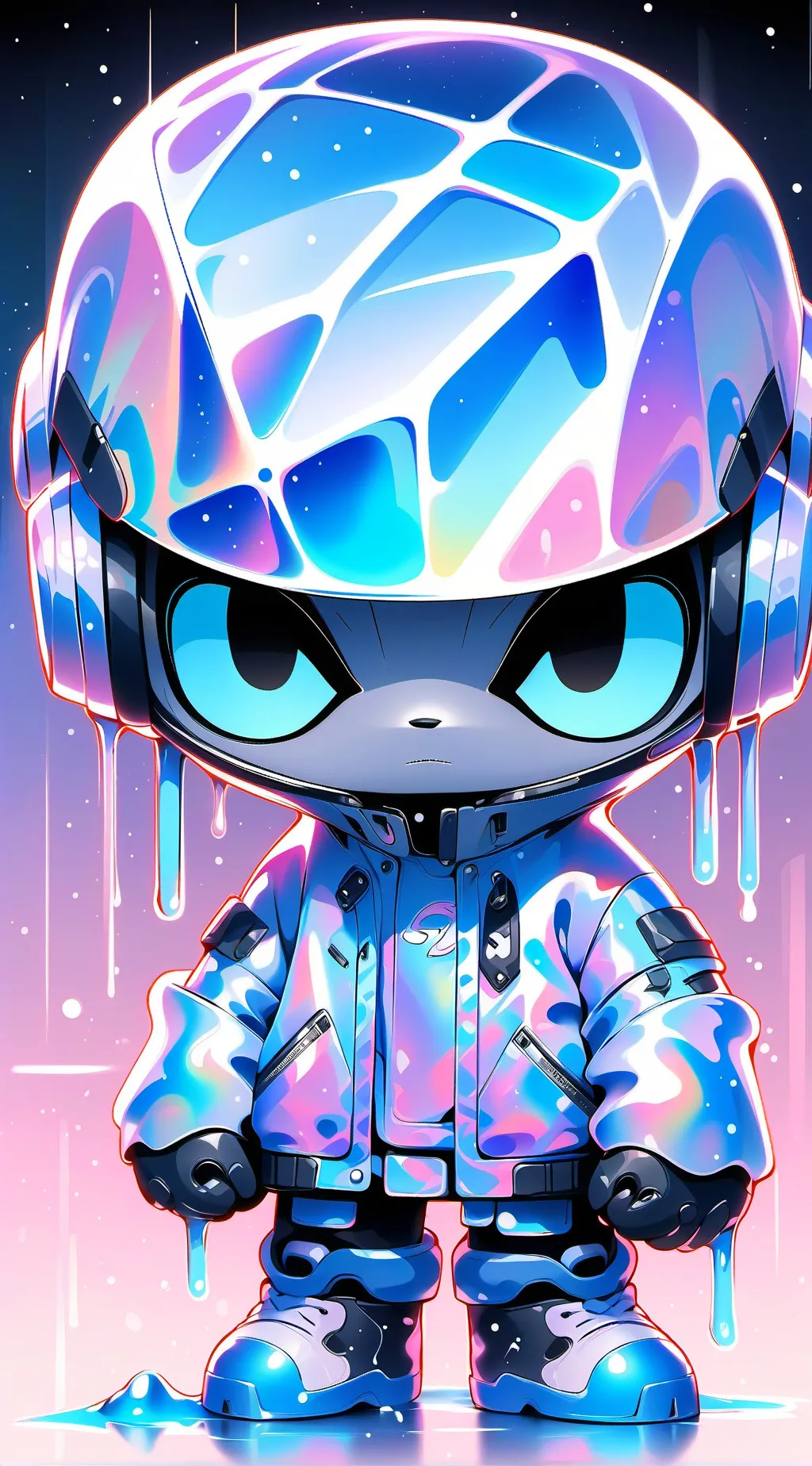 ai character: Baby Yoshi egg background