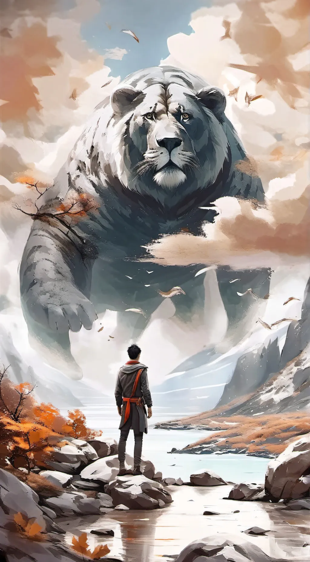 ai character: Talking background