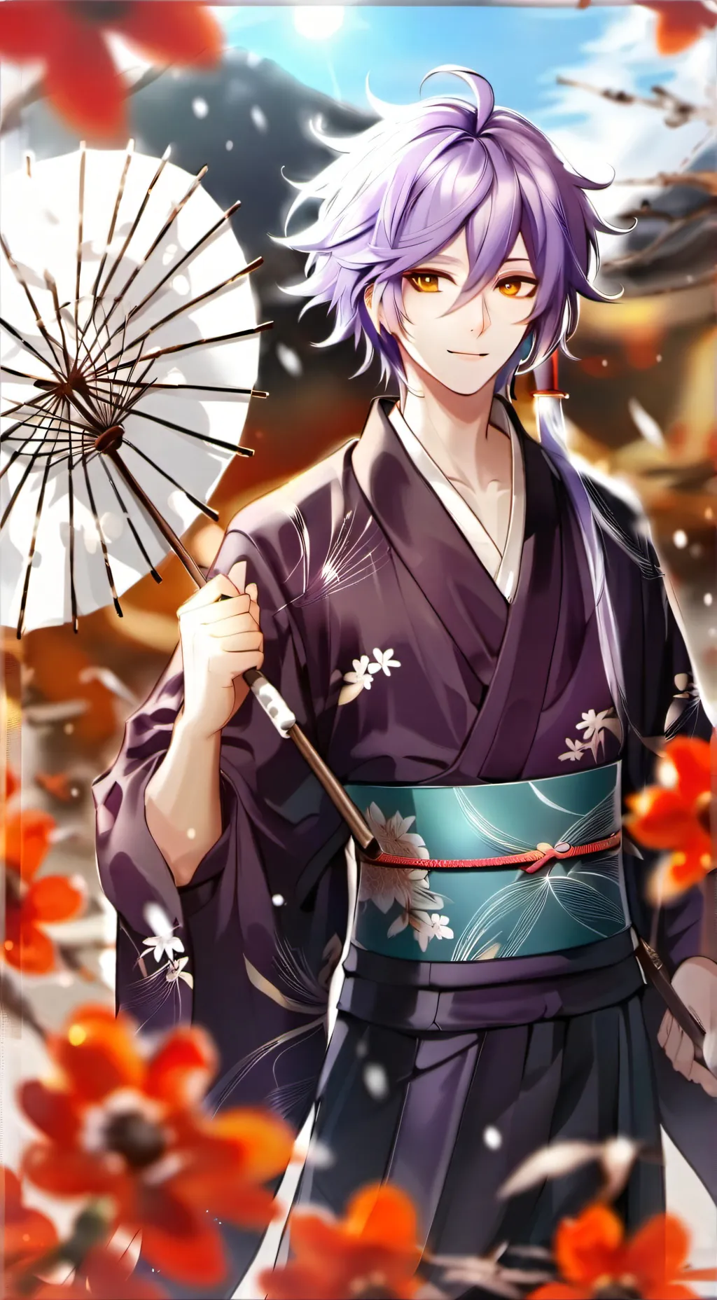 ai character: Ray♡ background