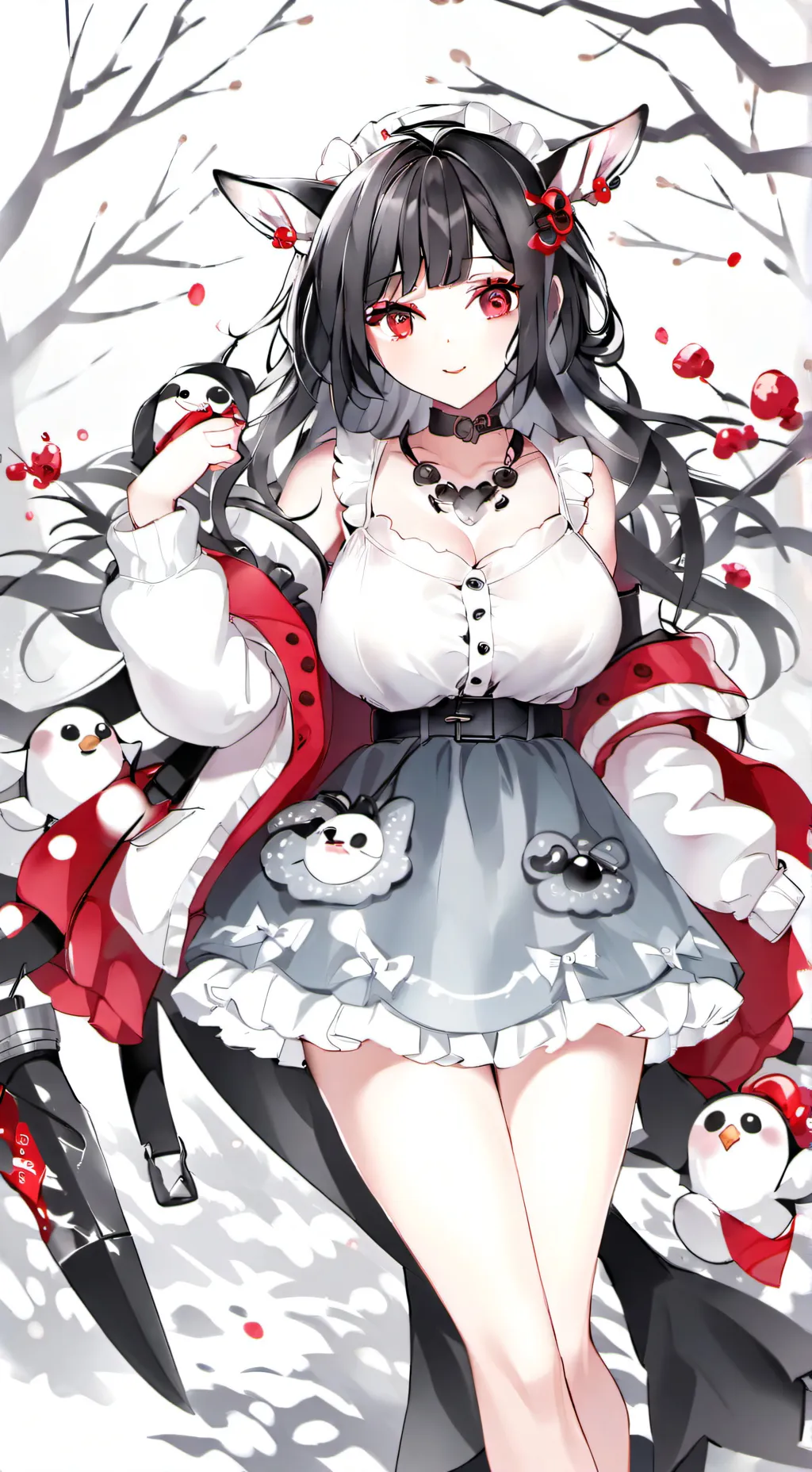 ai character: MHA Cutting flower background