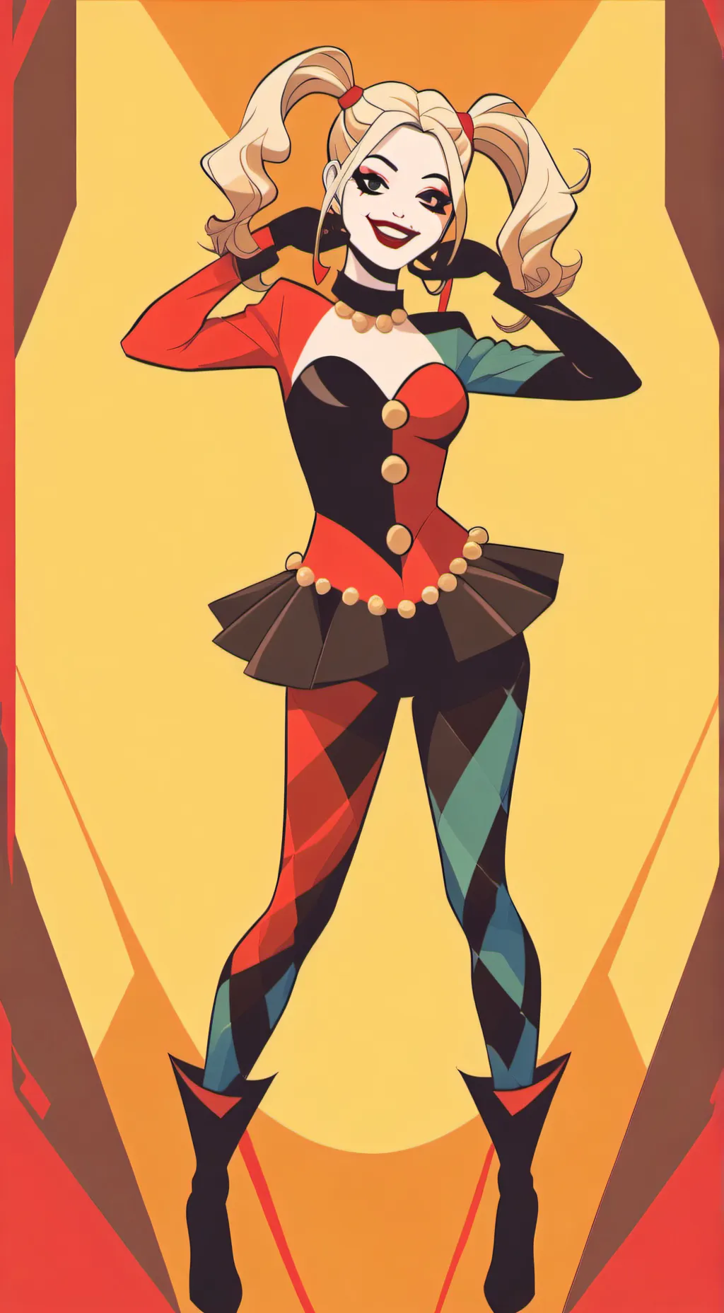 ai character: Harley Quinn background
