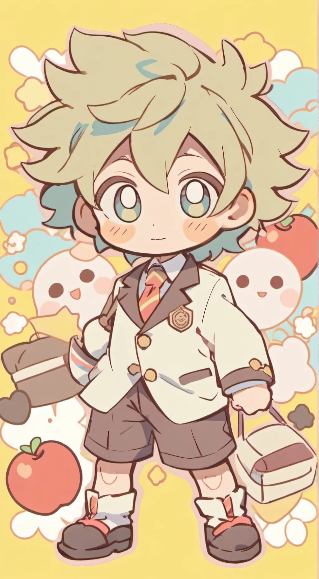 ai character:  mha  background