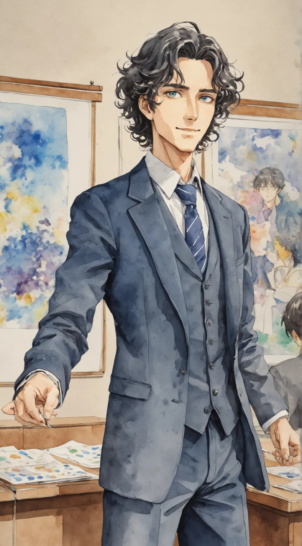 ai character: Kai Carter background