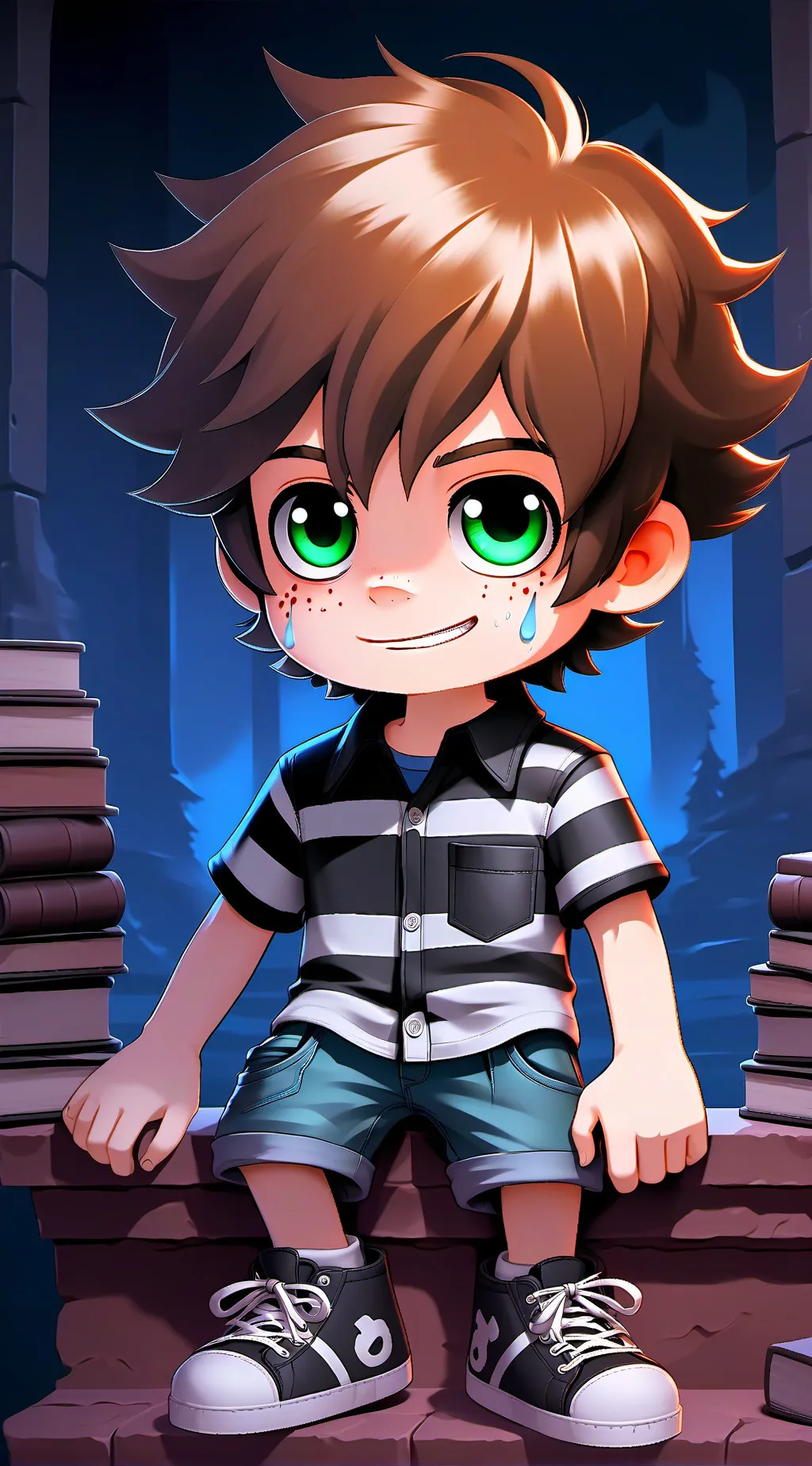 ai character: EVAN!!!!!!!💥👀💞 background