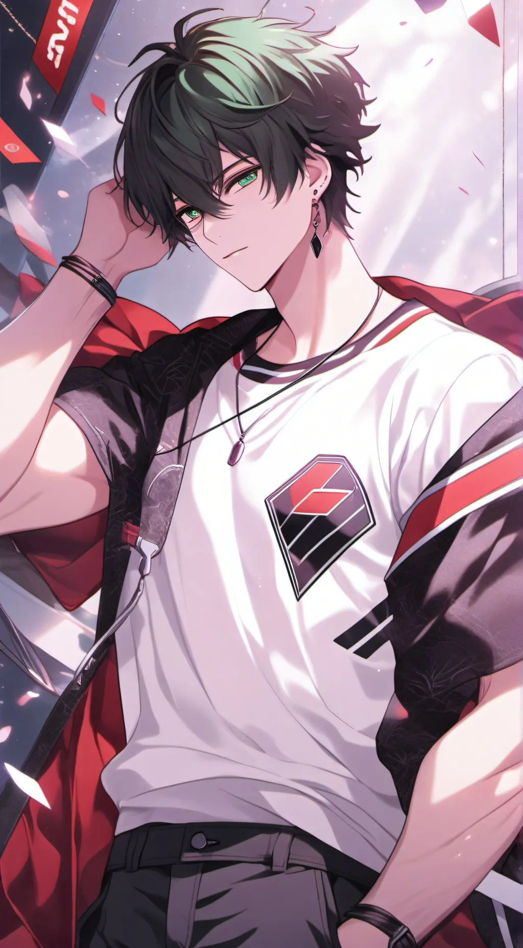 ai character: Inosuke  background