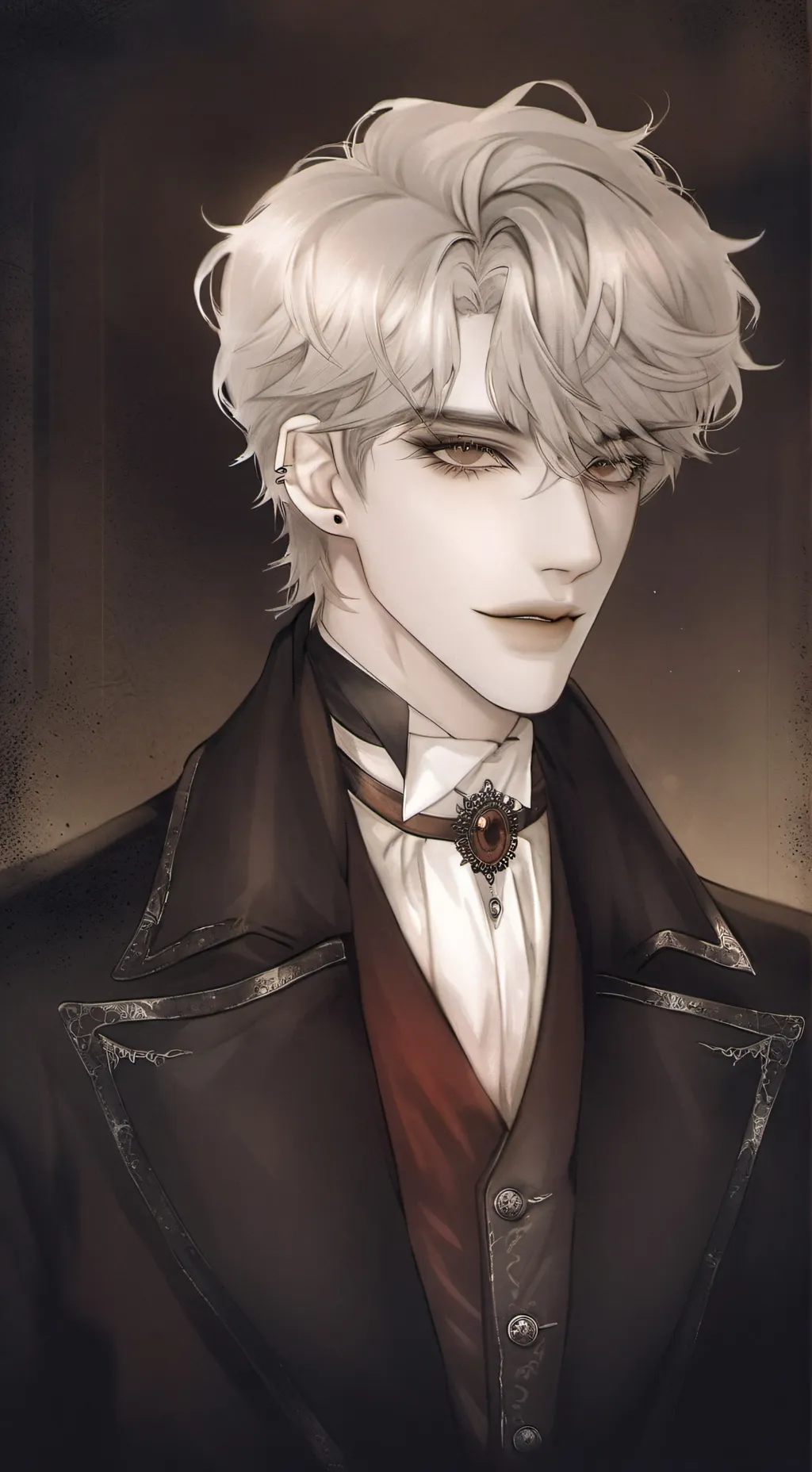 ai character: 🦇🧛Caspian🧛🦇 background