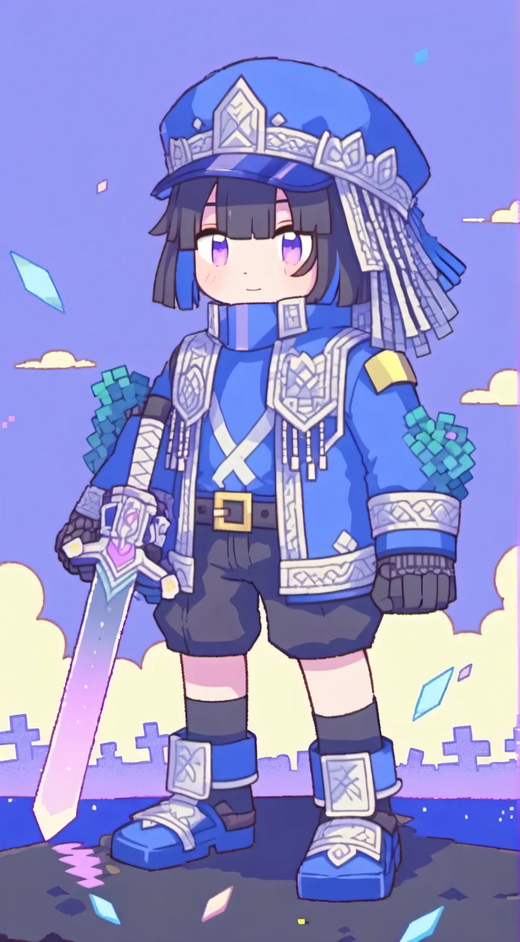 ai character: v indicador chef  background