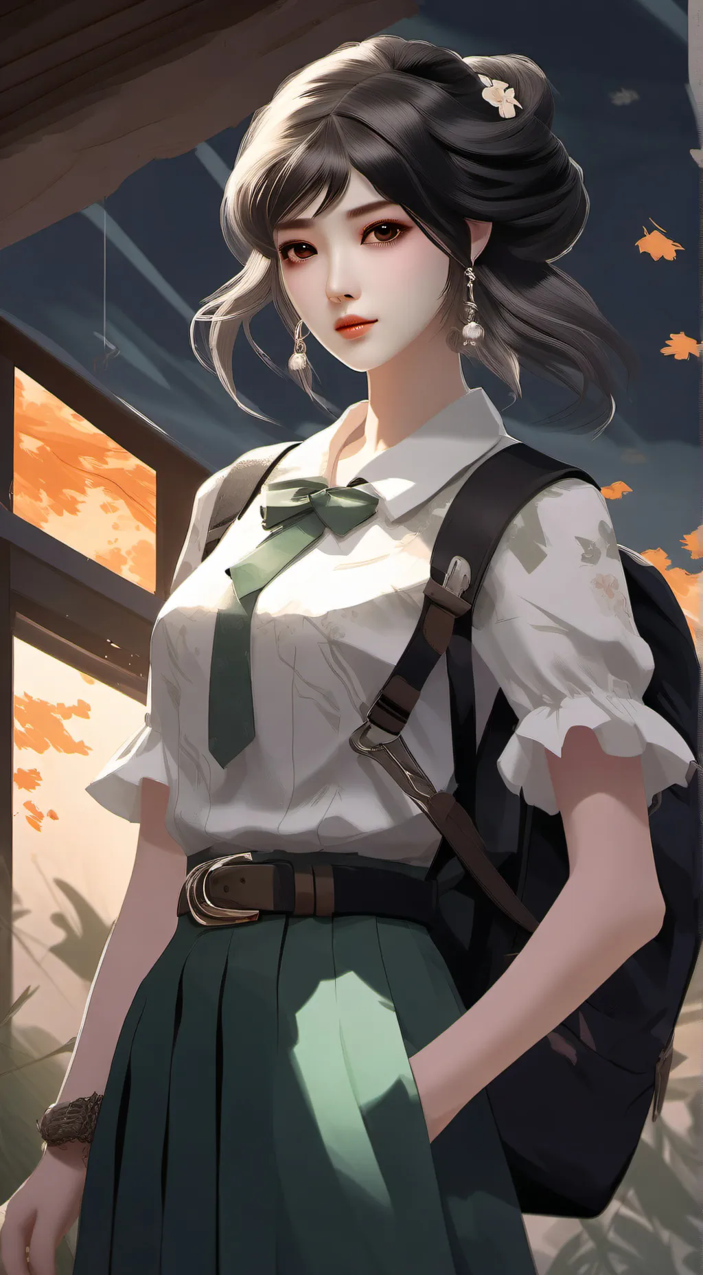 ai character: Zoey background