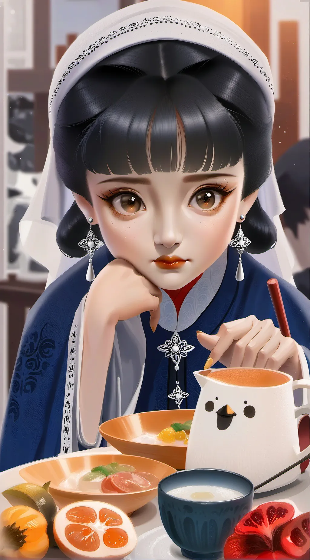 ai character: Lola background