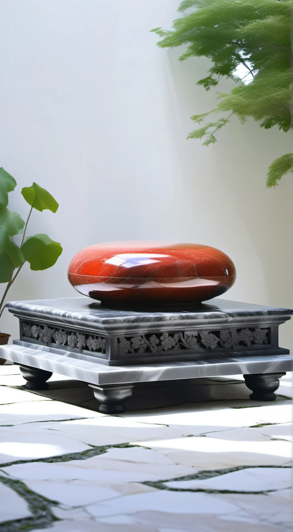 ai character: form gem background