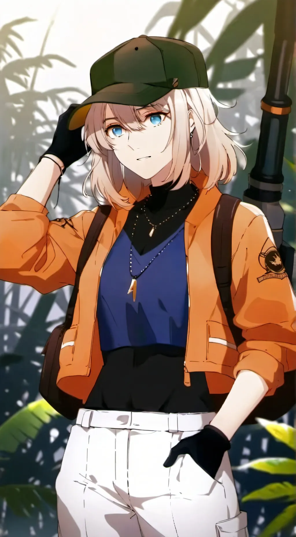 ai character: Elisa Izumi  background