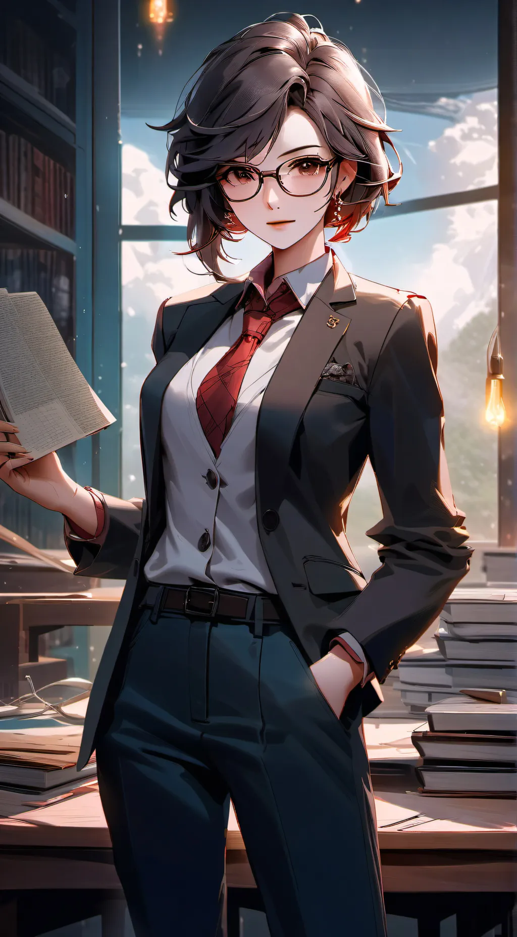 ai character: Prof Quinn background