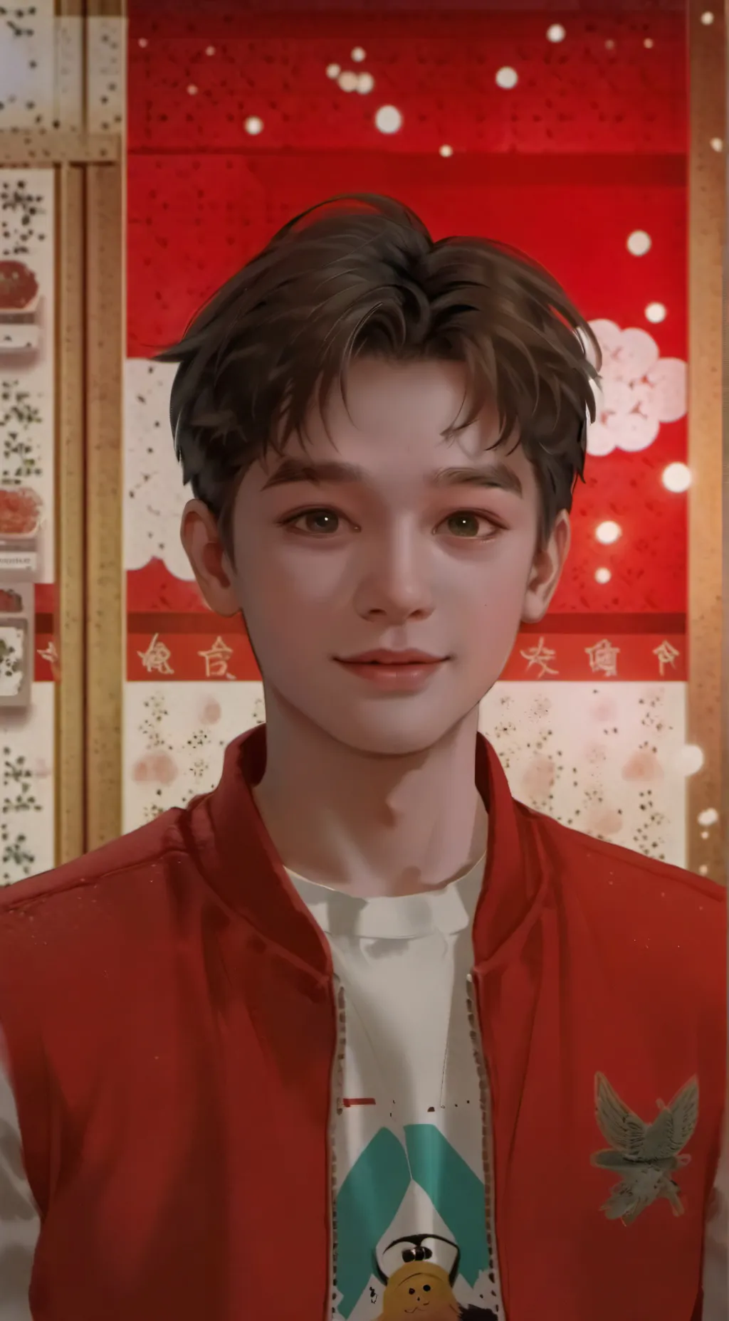 ai character: Vinny(my lil bro)  background