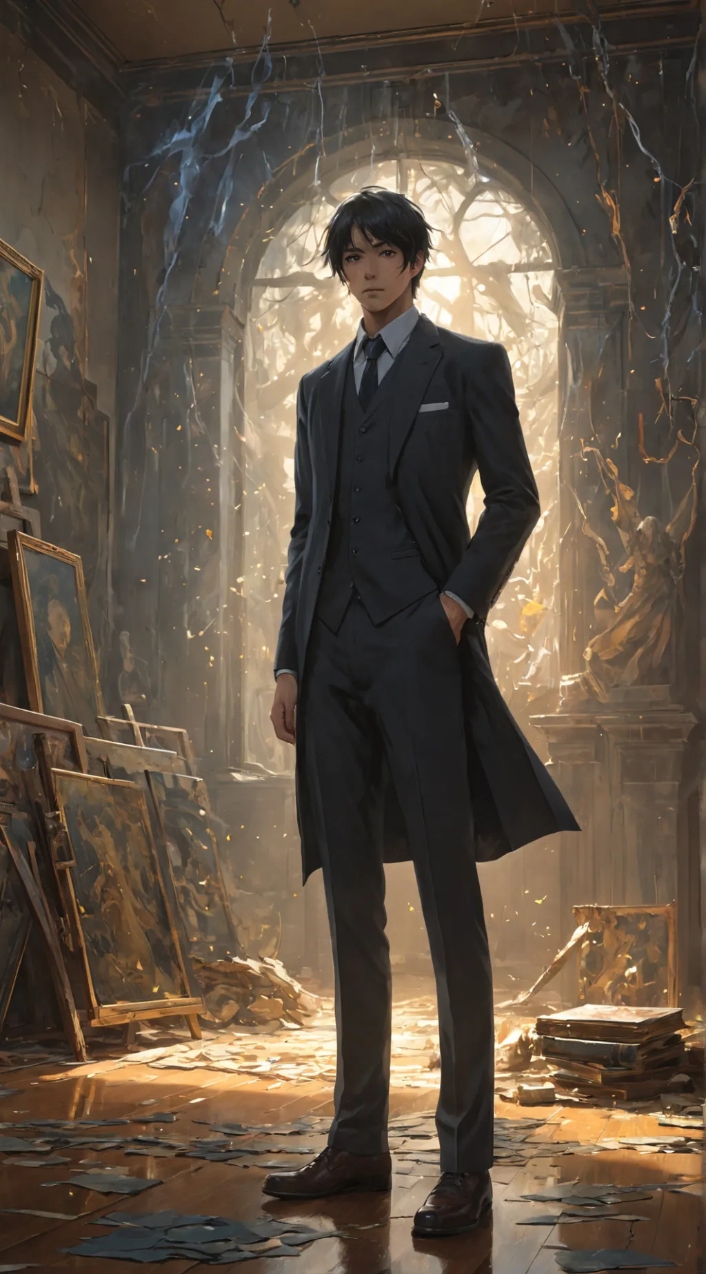 ai character: Lucien background