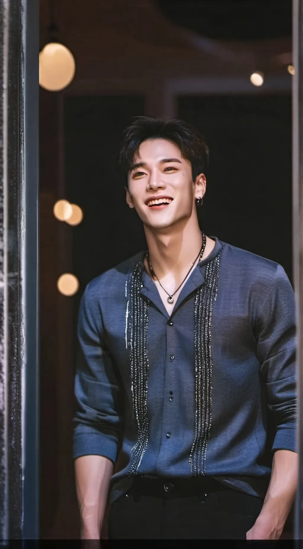 ai character: bangchan straykids background