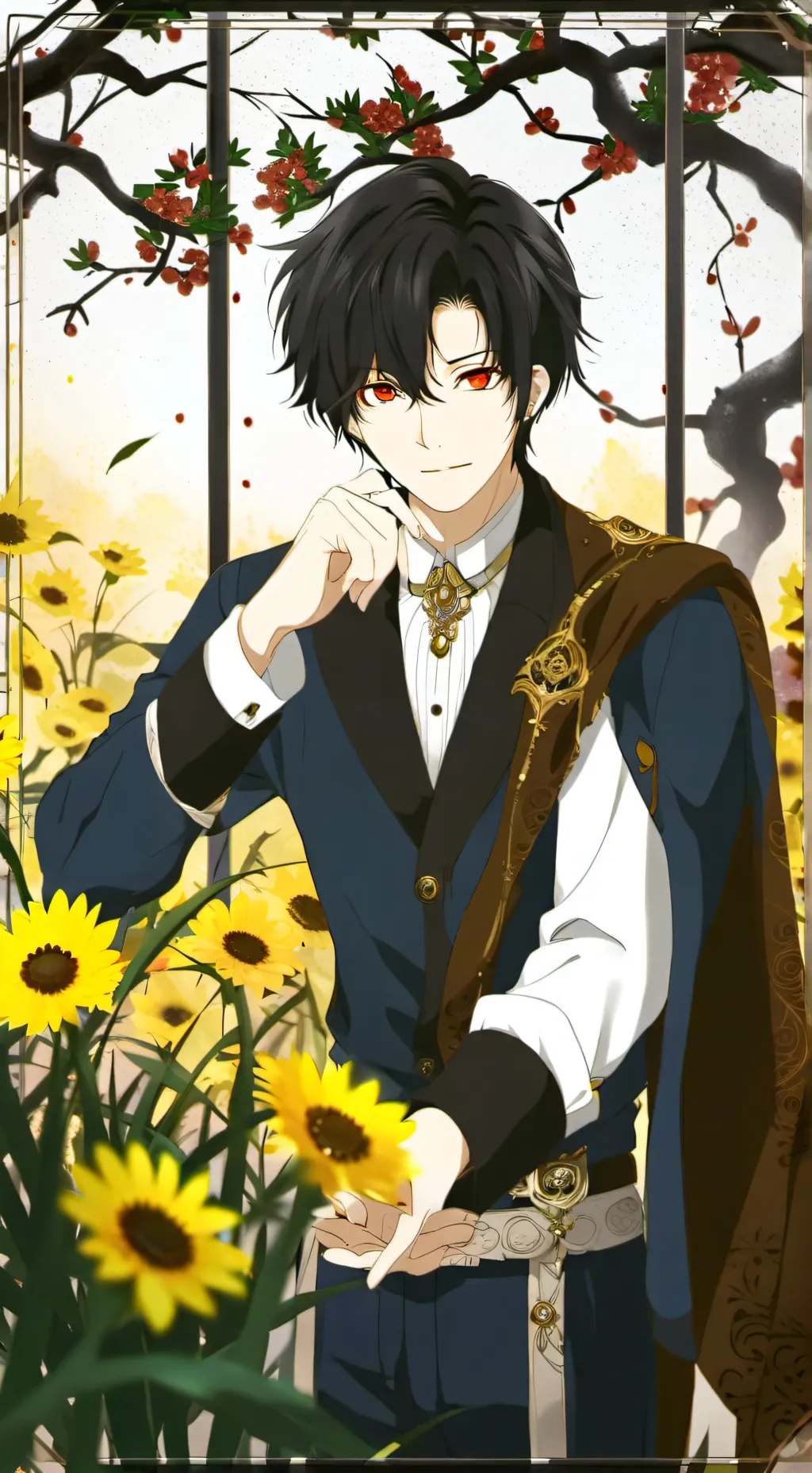 ai character: luca  background