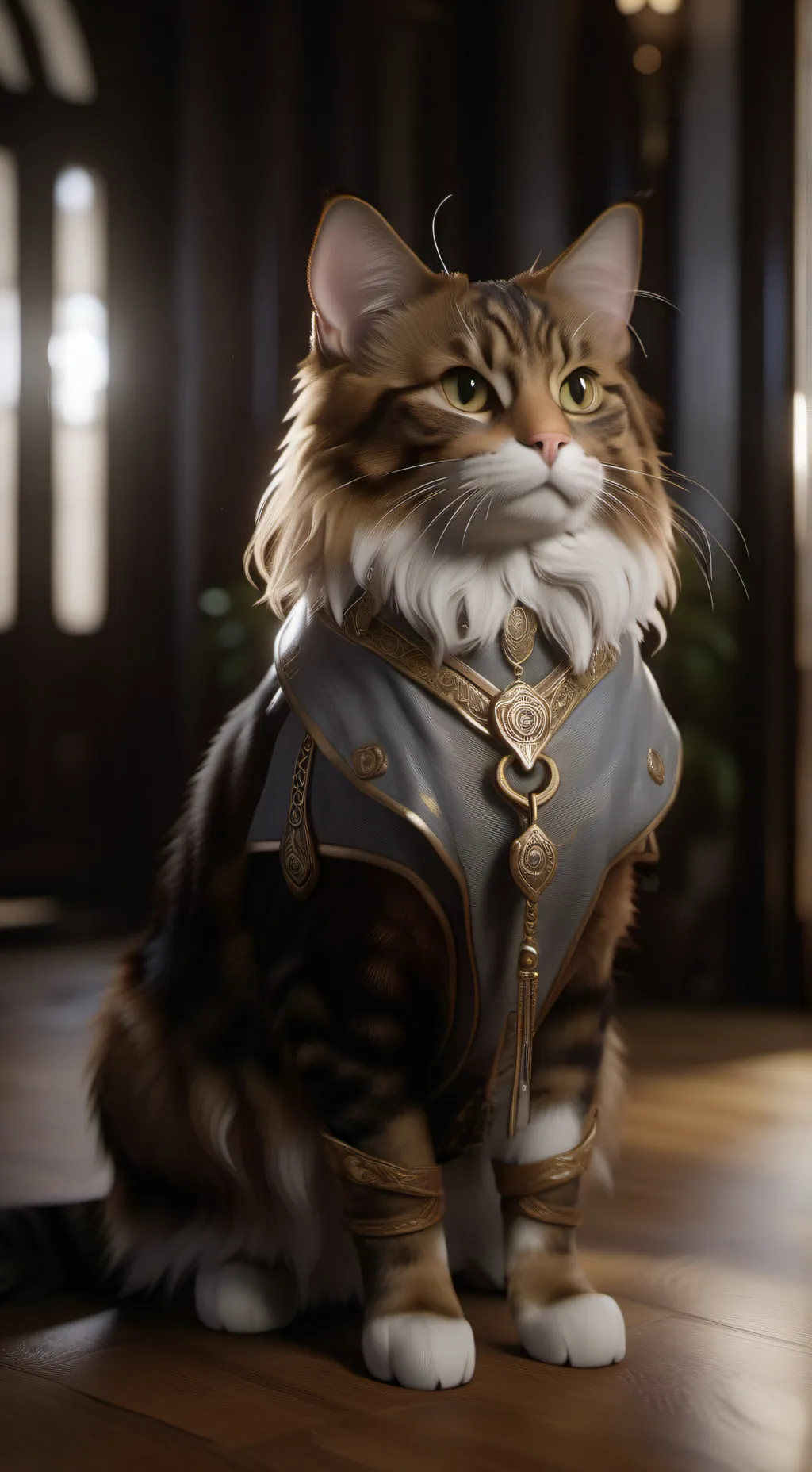 ai character: Kittypets escape background