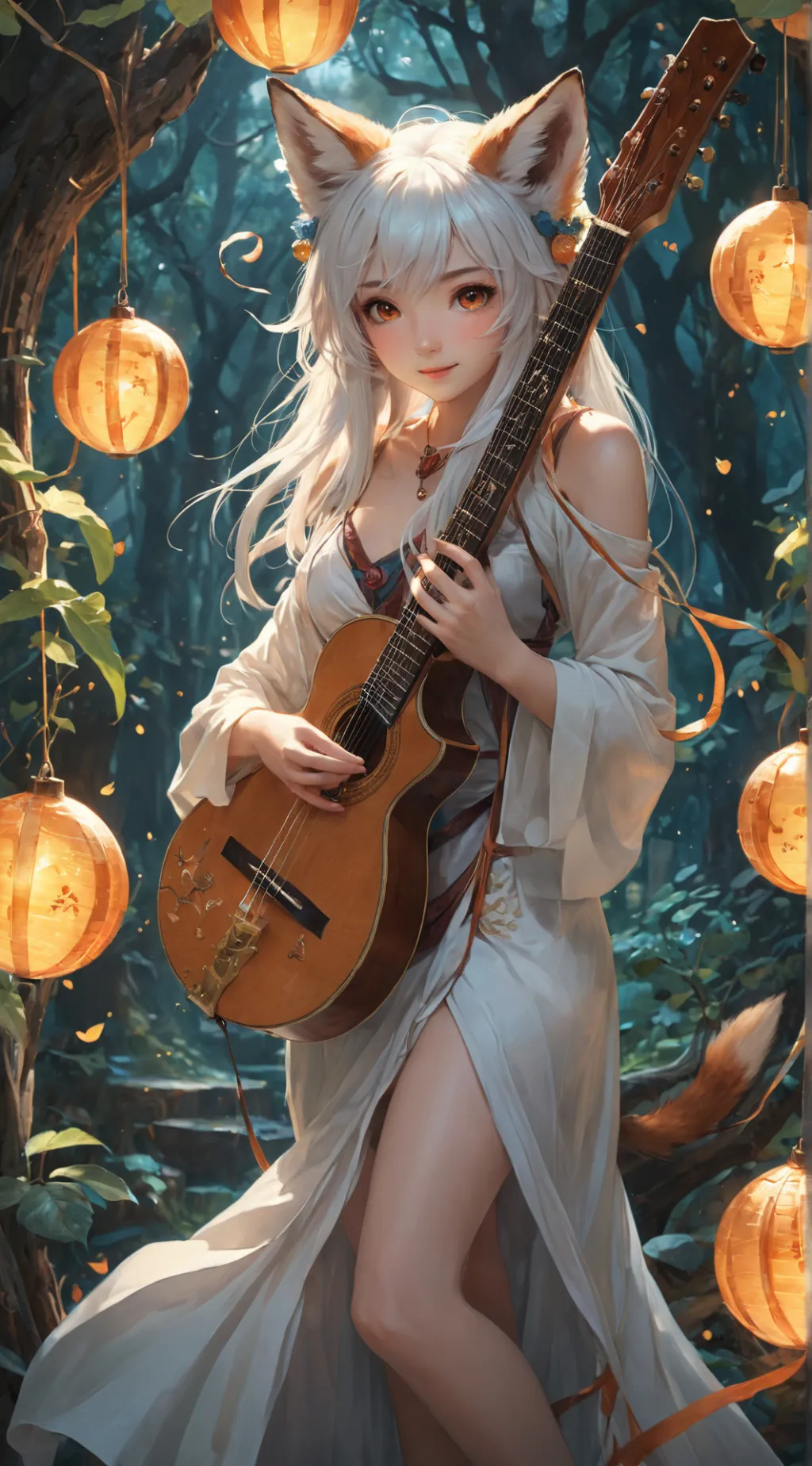 ai character: Lyric background