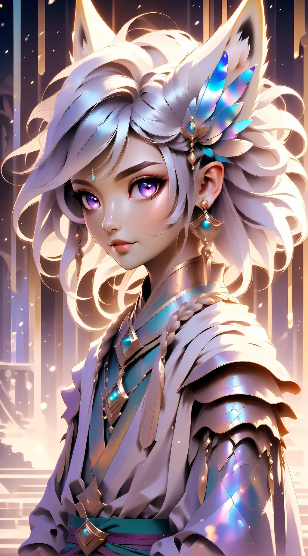 ai character: Rose background