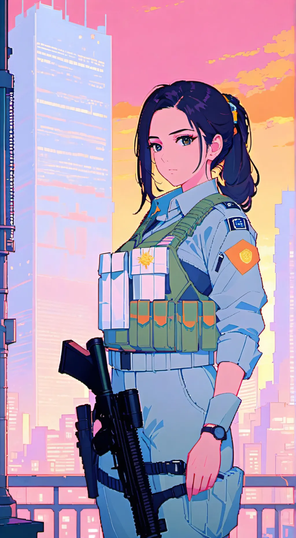 ai character: The EVP  background