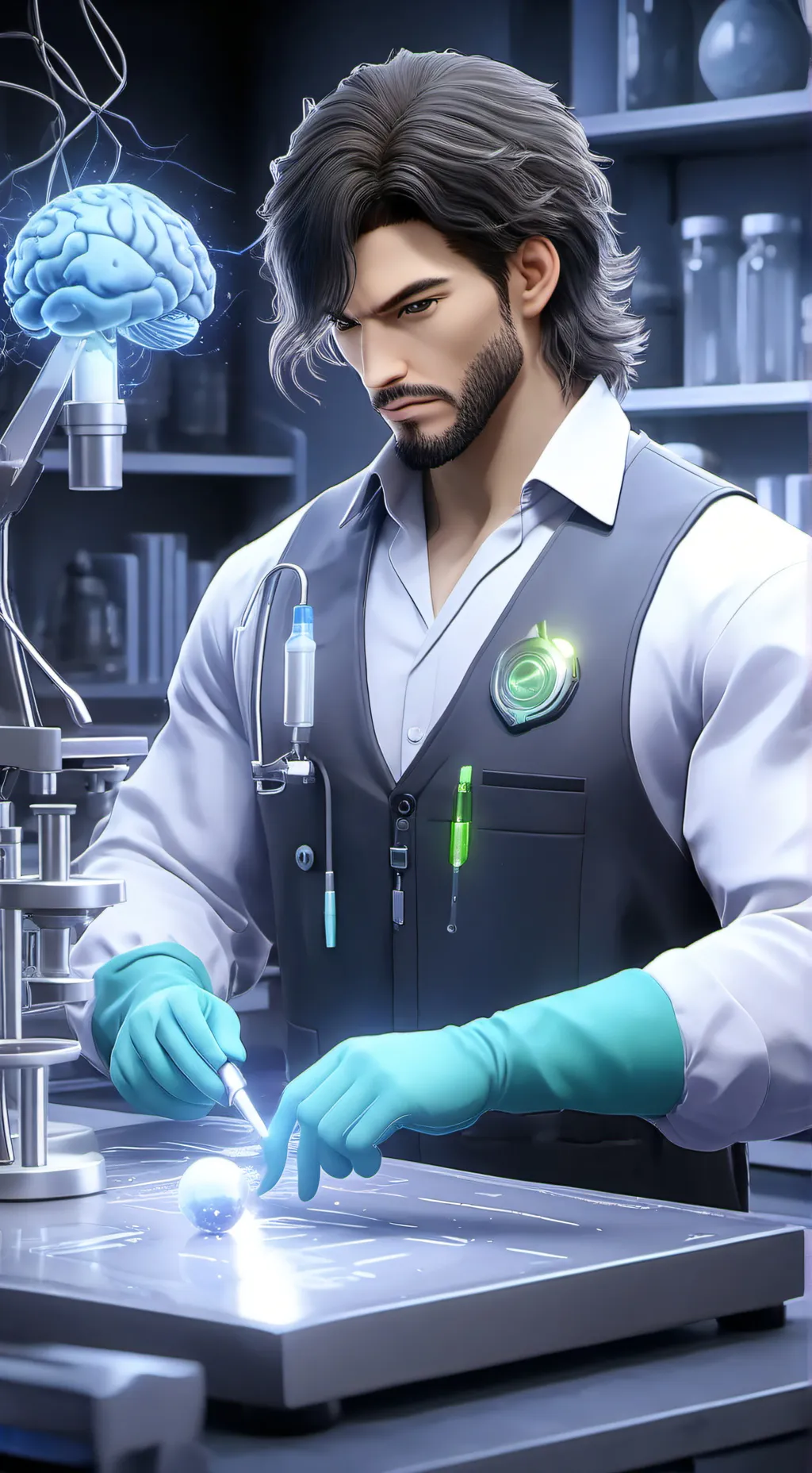 ai character: Hanzo Hallselir background