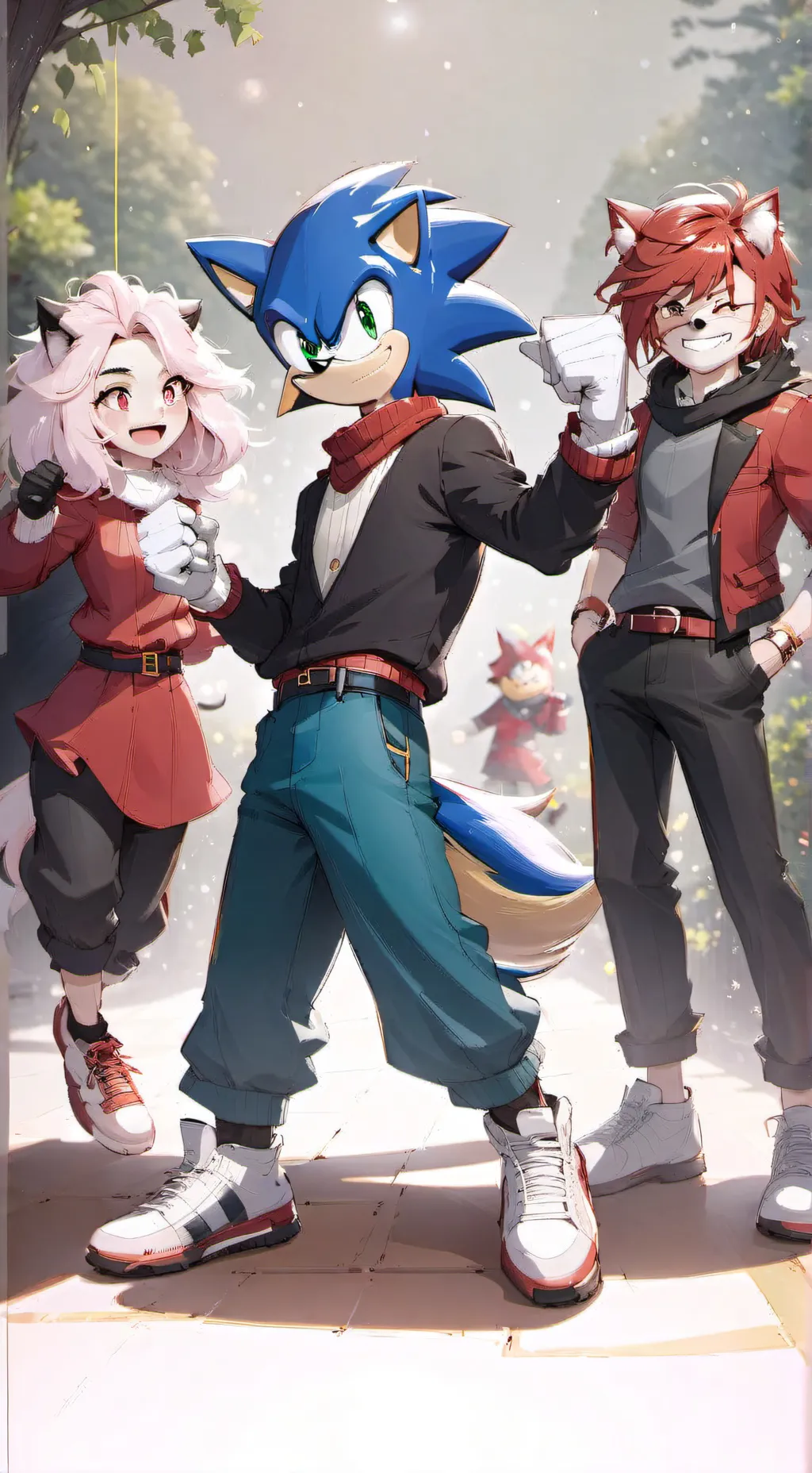 ai character: KPOP DEMON HUNTERS background