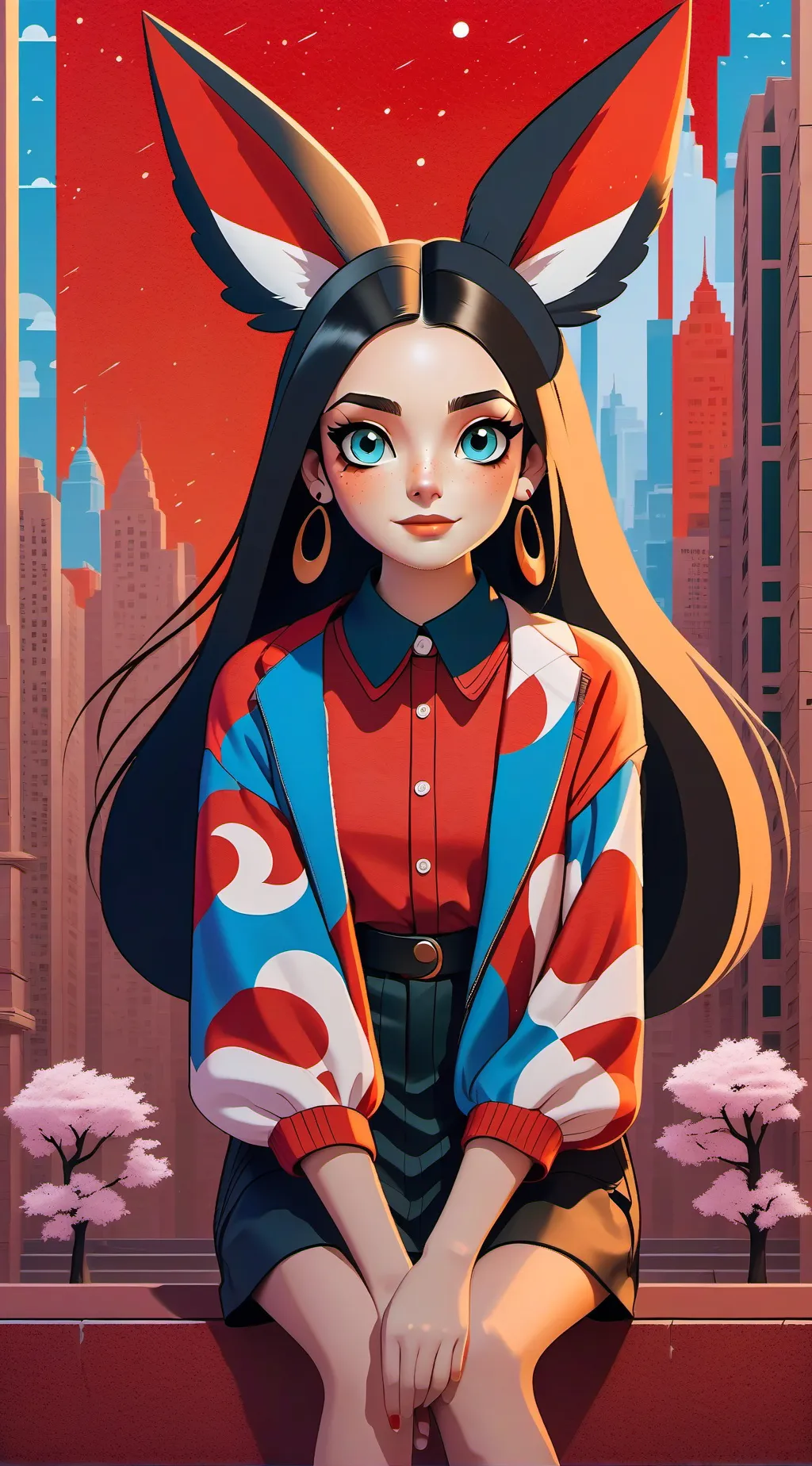 ai character: baby sexy girl background