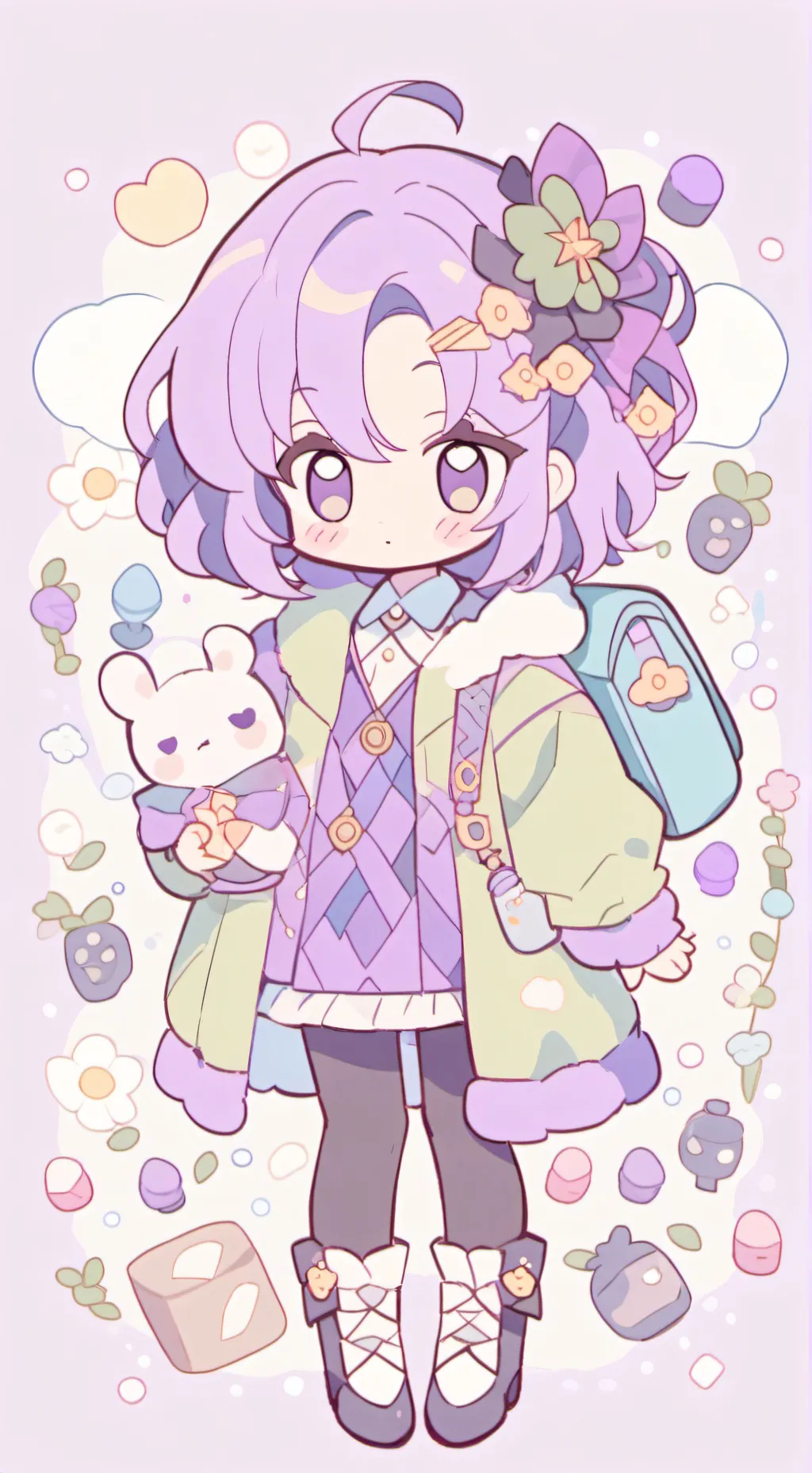 ai character: Annie (remastered) background