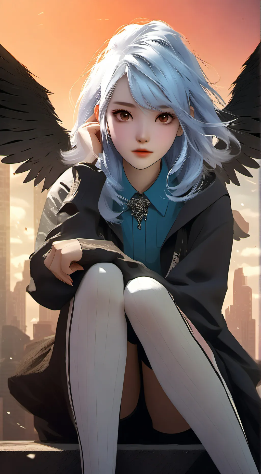 ai character: Selina🩵 background