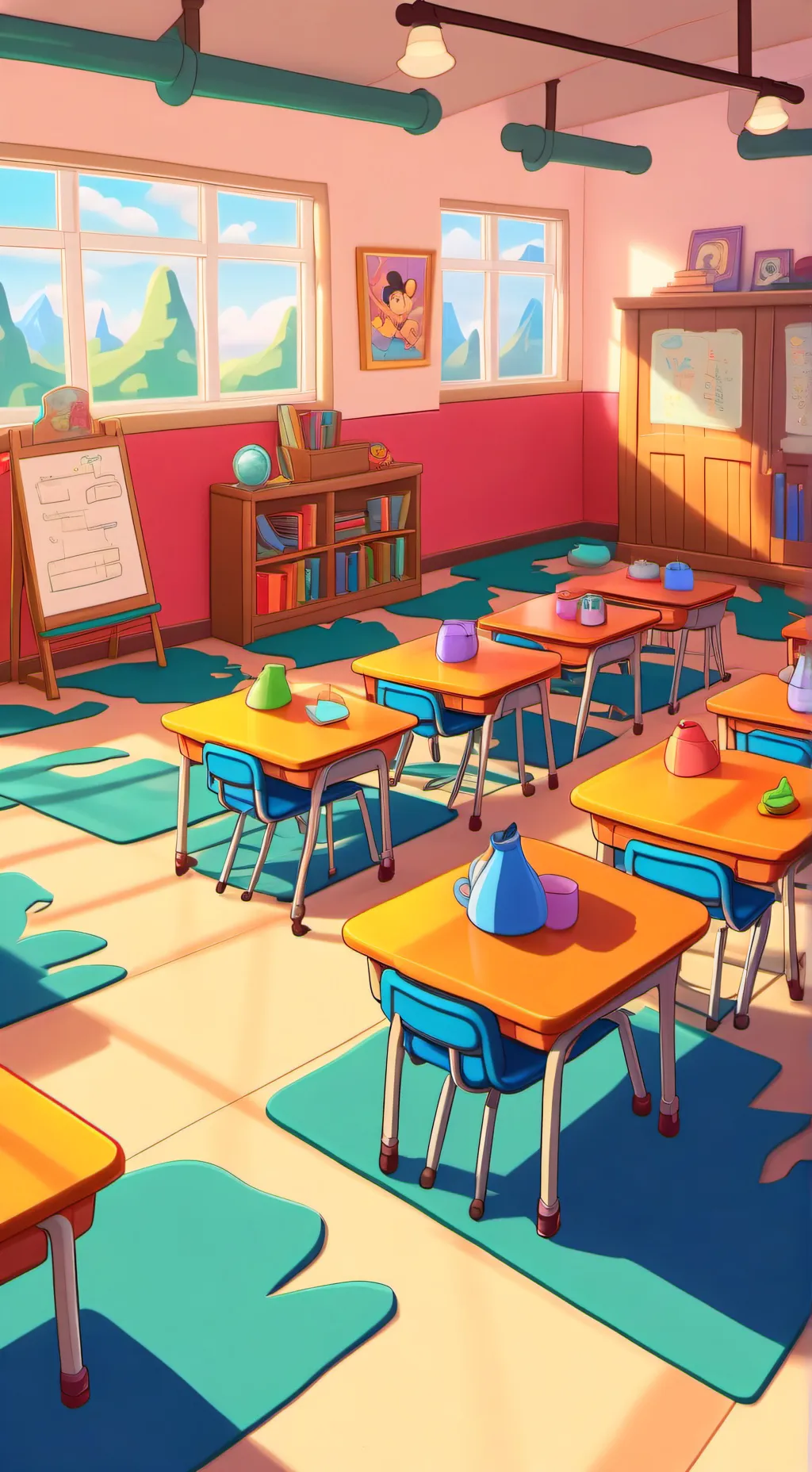 ai character: FPE inflate background