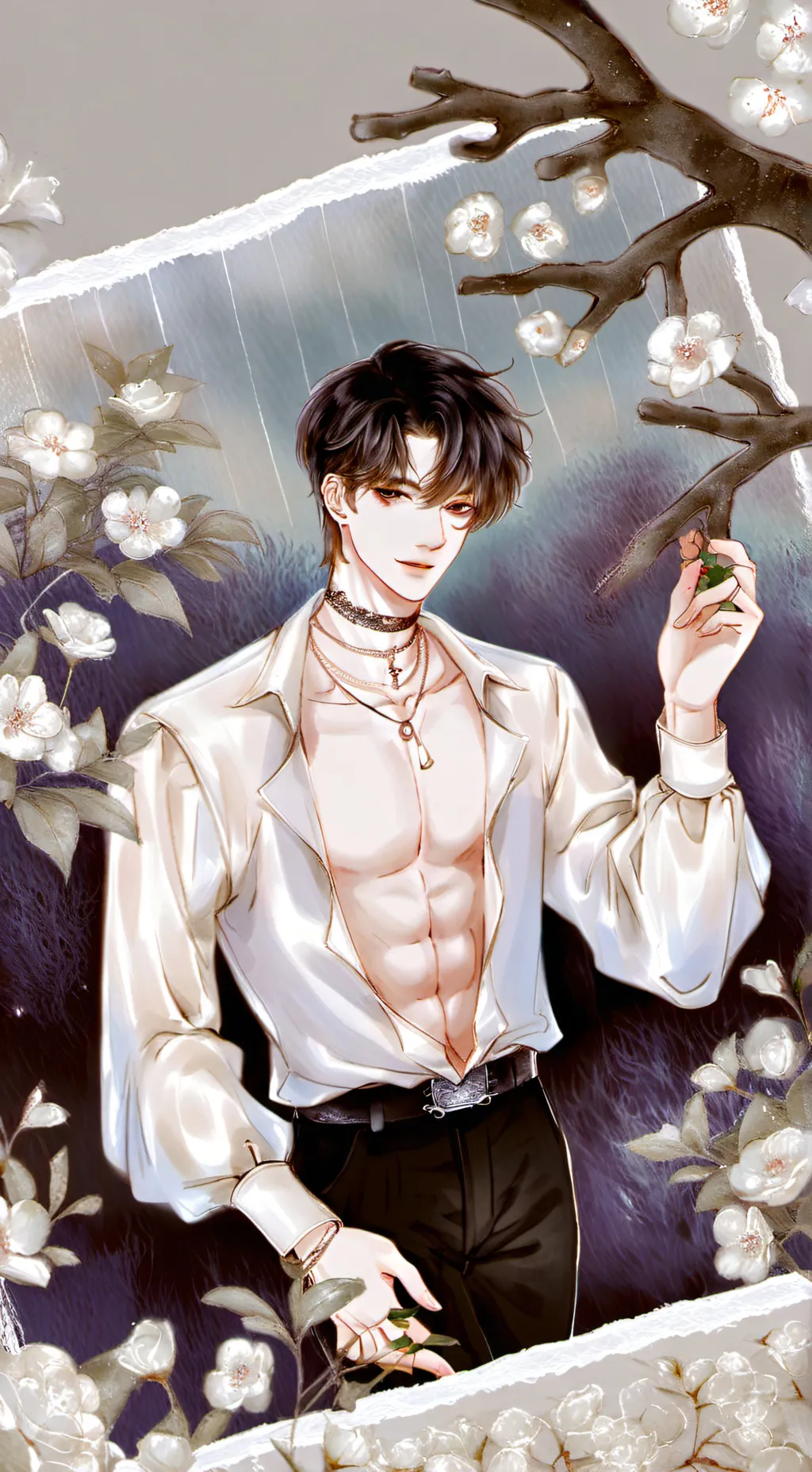 ai character: hoshiko background