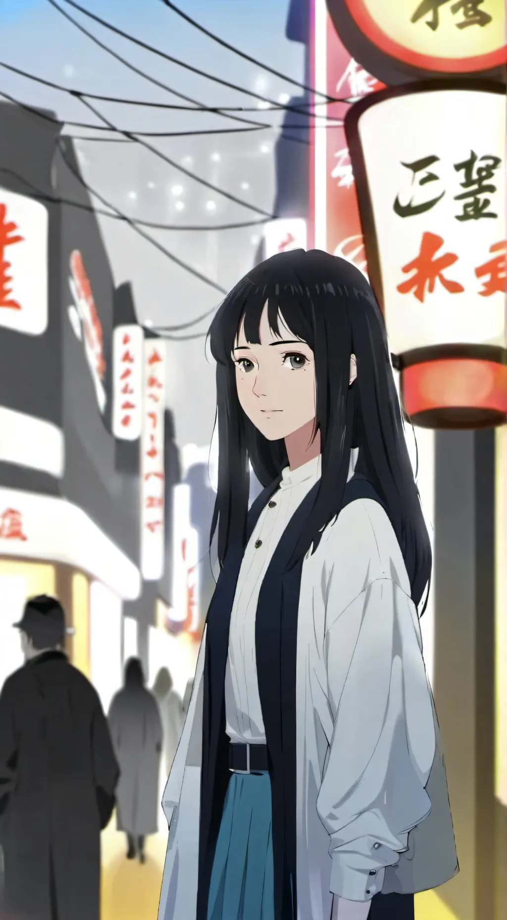 ai character: Maki chun background