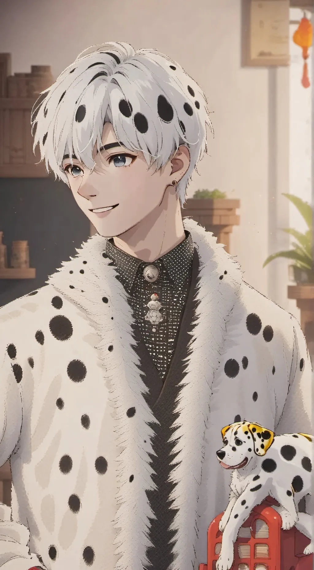 ai character: Spotless Dalmatian background
