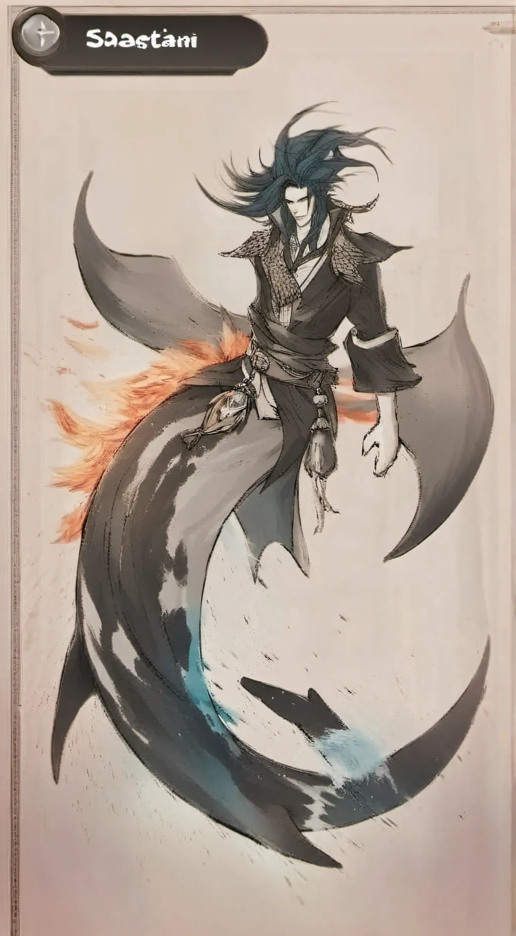 ai character: Sabastian Pressure background