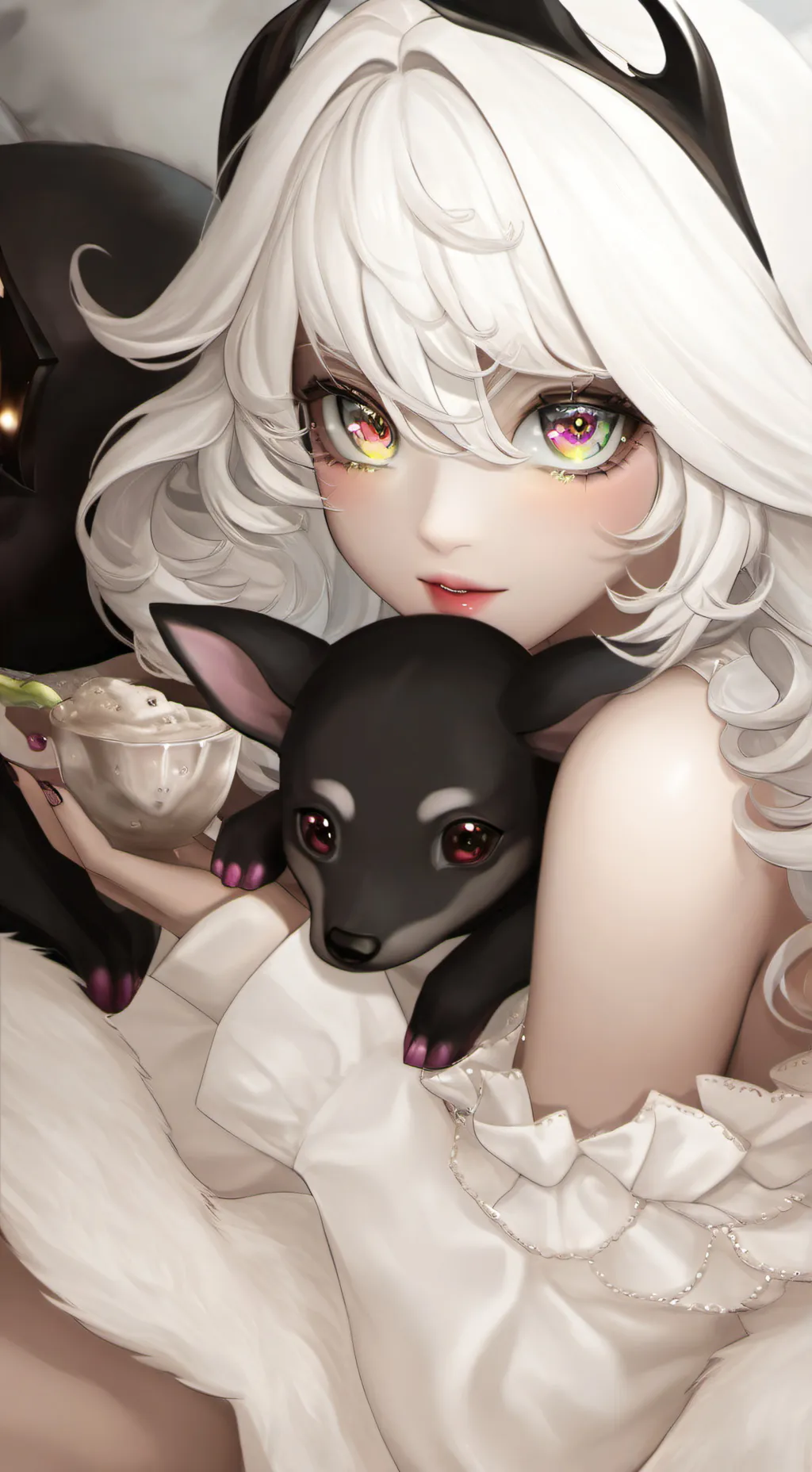 ai character: 𖹭𝐿𝑂𝑉𖹭 background