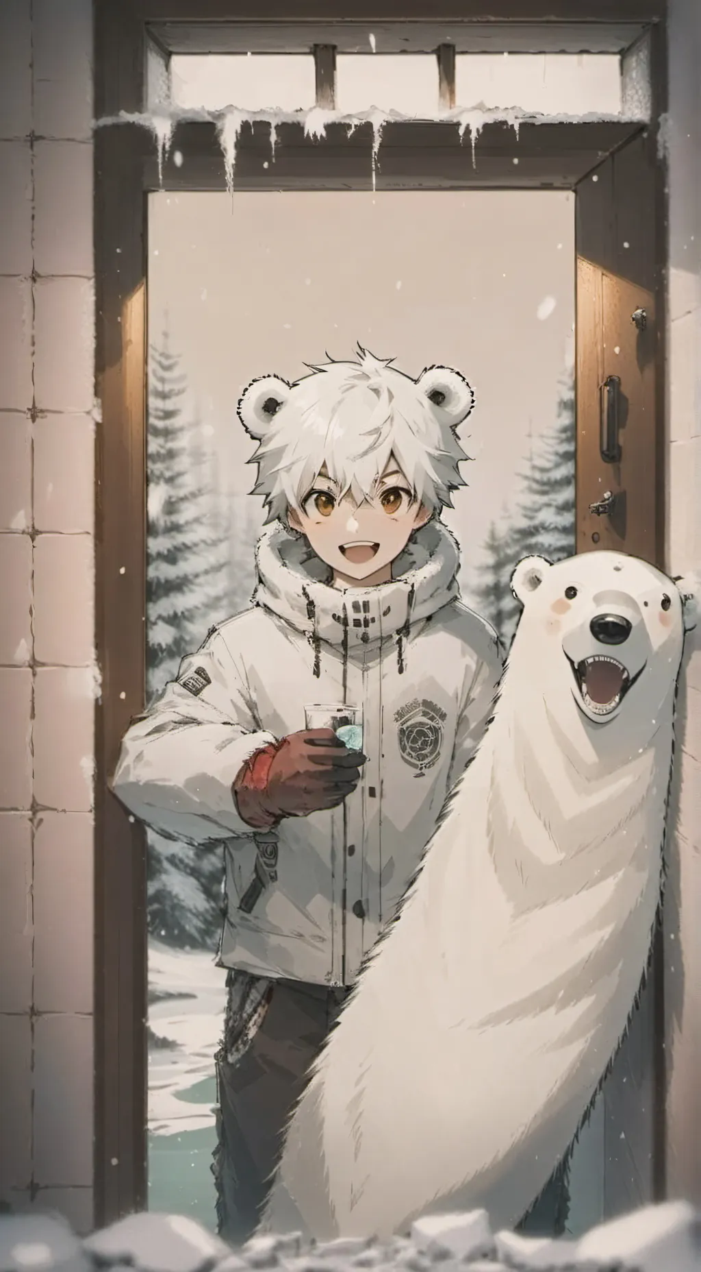 ai character: Polar Pals Spirit background
