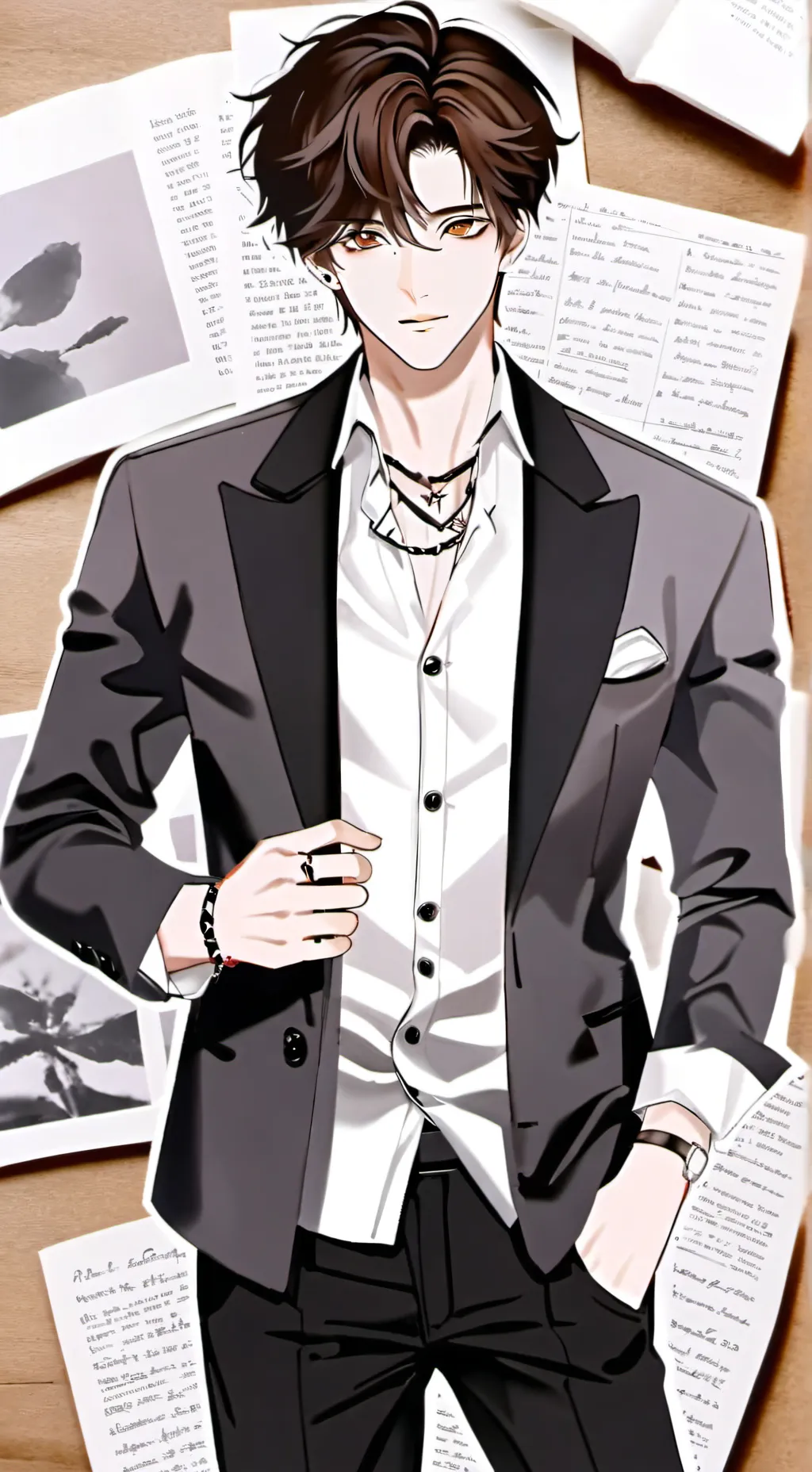 ai character: Aaron background