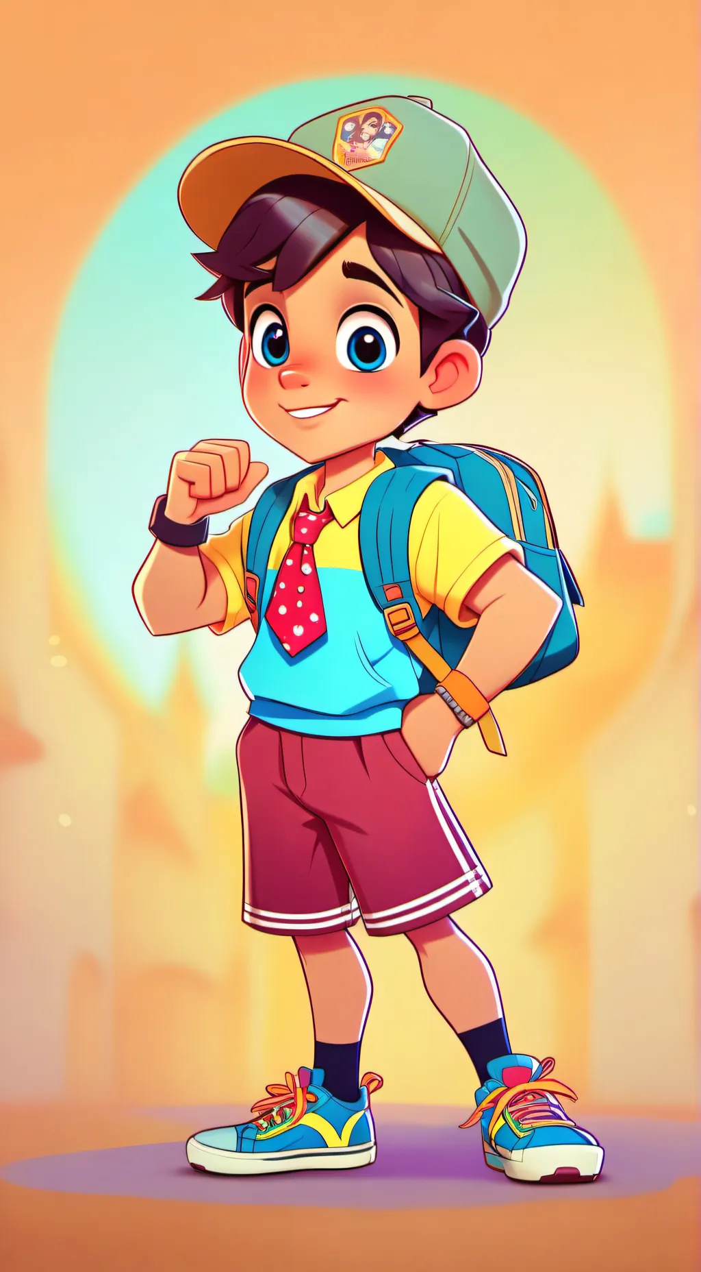 ai character: school background