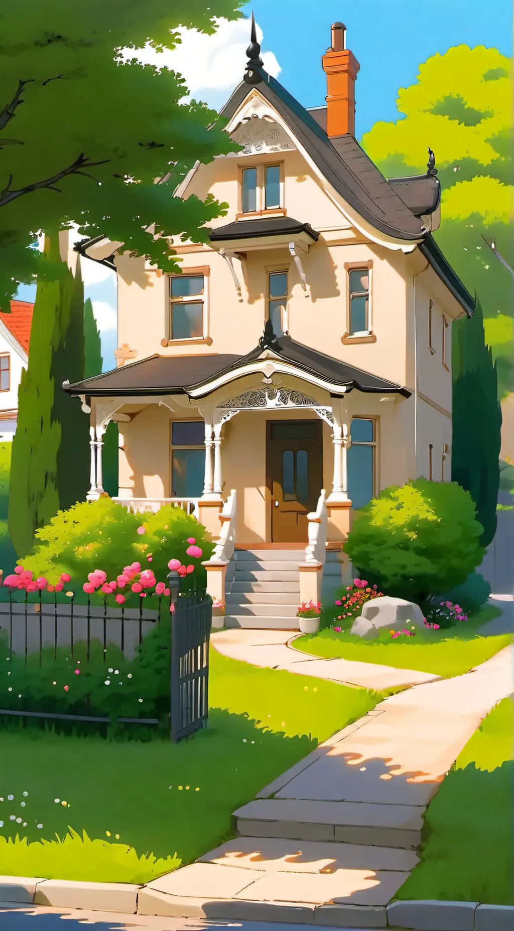 ai character: The family secret background