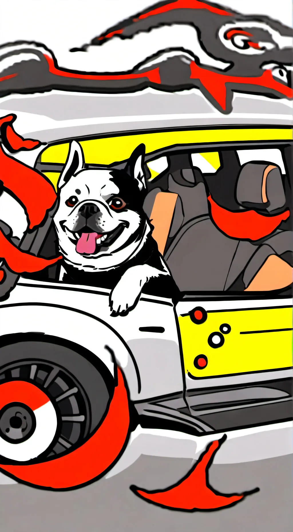 ai character: car background